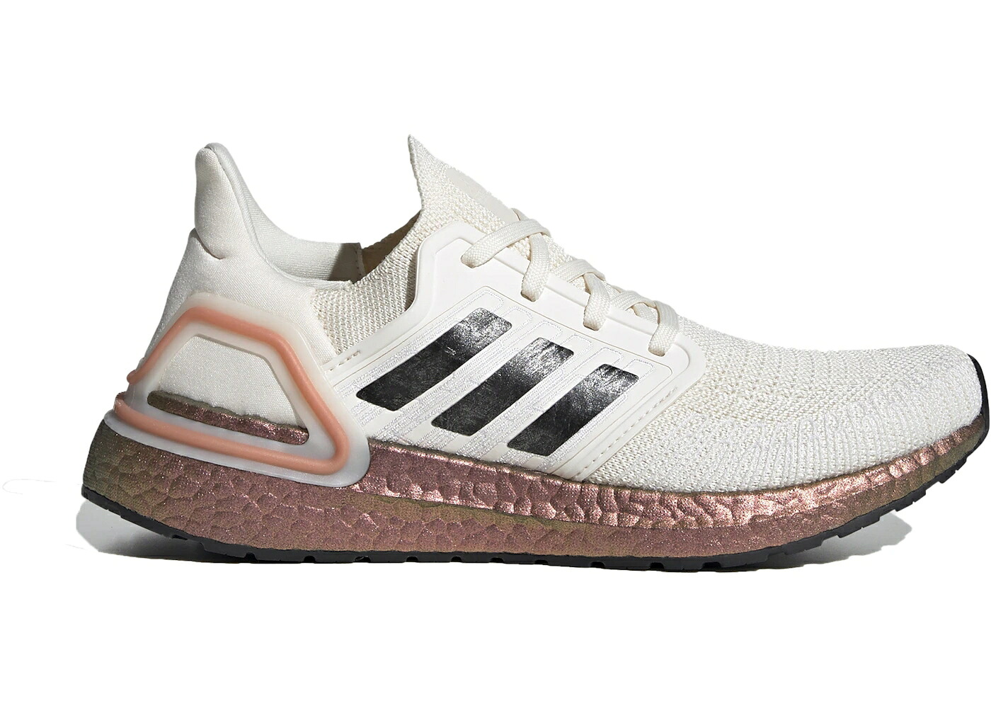 アディダス 白色 ホワイト コア 黒色 ブラック WOMEN'S スニーカー レディース ADIDAS ULTRABOOOST 20 SIGNAL CORAL (WOMEN'S) / CHALK WHITE CORE BLACK