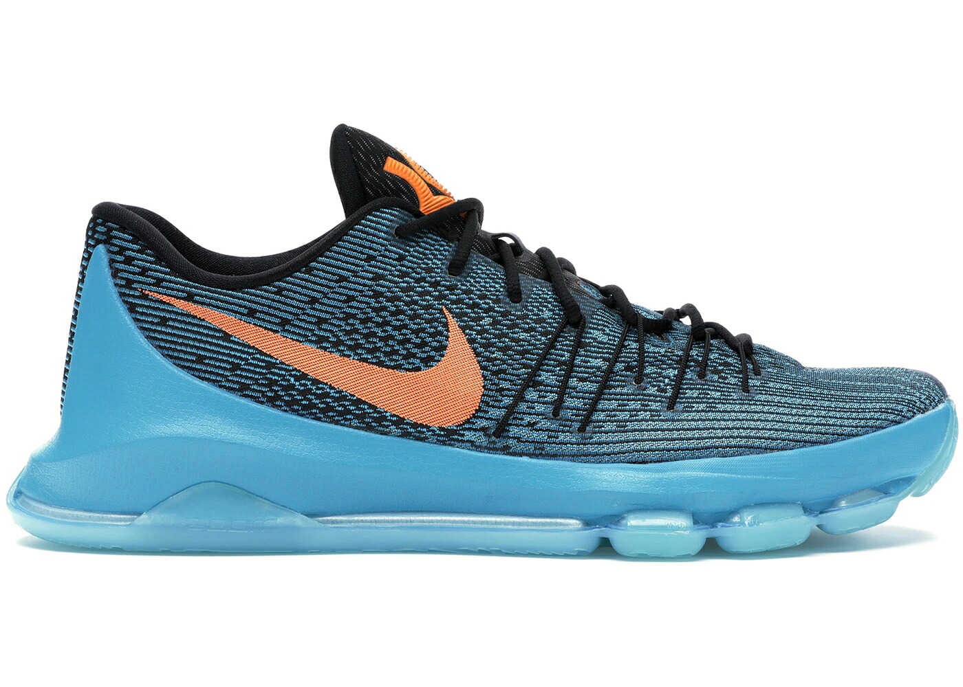 ナイキ 青碧 青色 黒いこと 黒いこと スニーカー メンズ NIKE KD 8 OKC / BLUE LAGOON BRIGHT CITRUS BLACK 靴-メンズ靴-スニーカー
