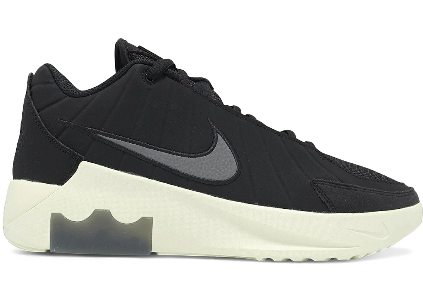 ナイキ レブロン 黒いこと 黒いこと 薄墨色 薄墨色 ウィットネス スニーカー メンズ NIKE LEBRON WITNESS 9 EP BLACK COCONUT MILK (SOLID OUTSOLE) / BLACK COCONUT MILK IRON GREY