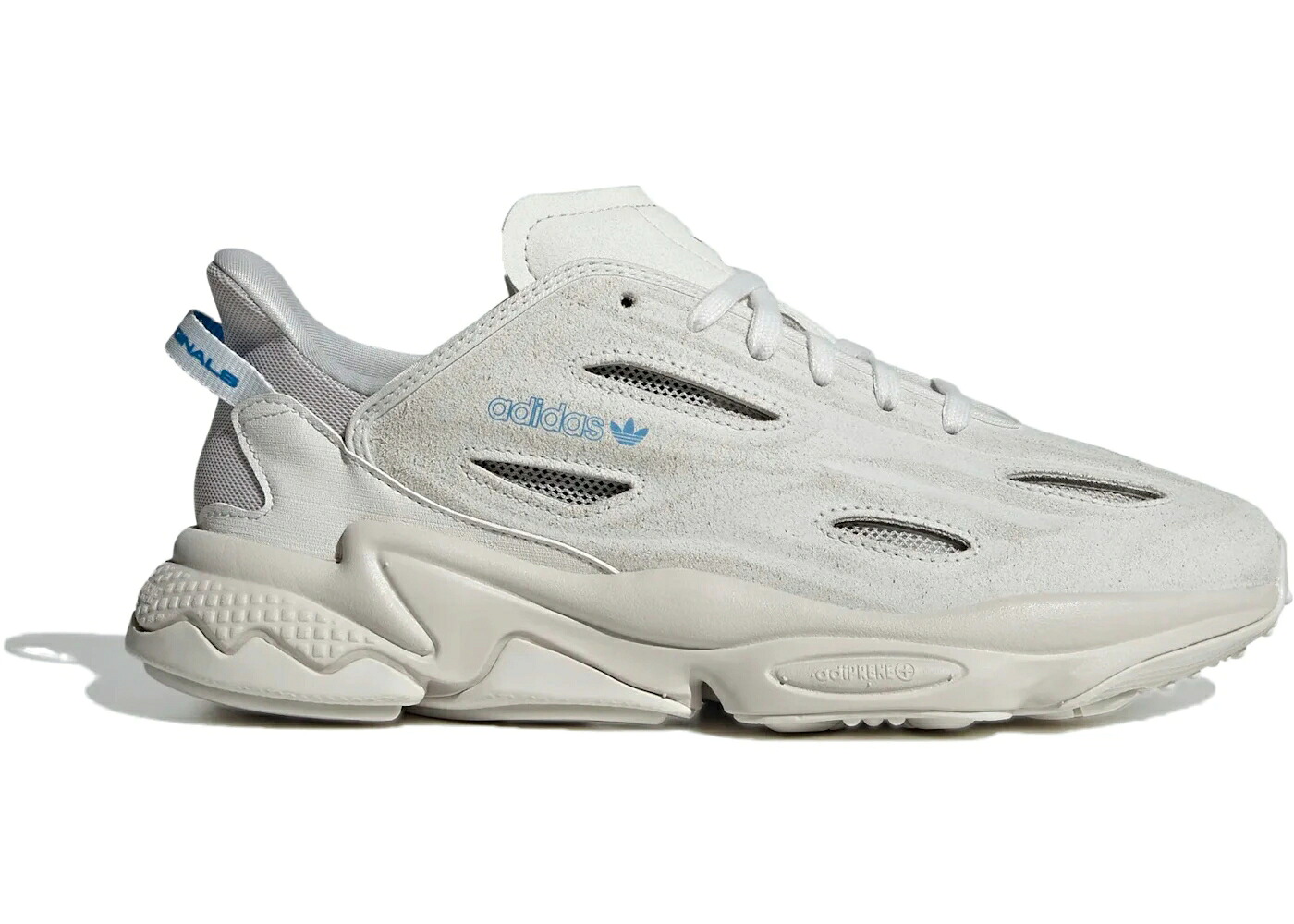 アディダス 白色 ホワイト 灰色 グレー ラッシュ 青色 ブルー スニーカー メンズ ADIDAS OZWEEGO CEELOX CRYSTAL WHITE GREY RUSH / CRYSTAL WHITE GREY RUSH BLUE|スニケス