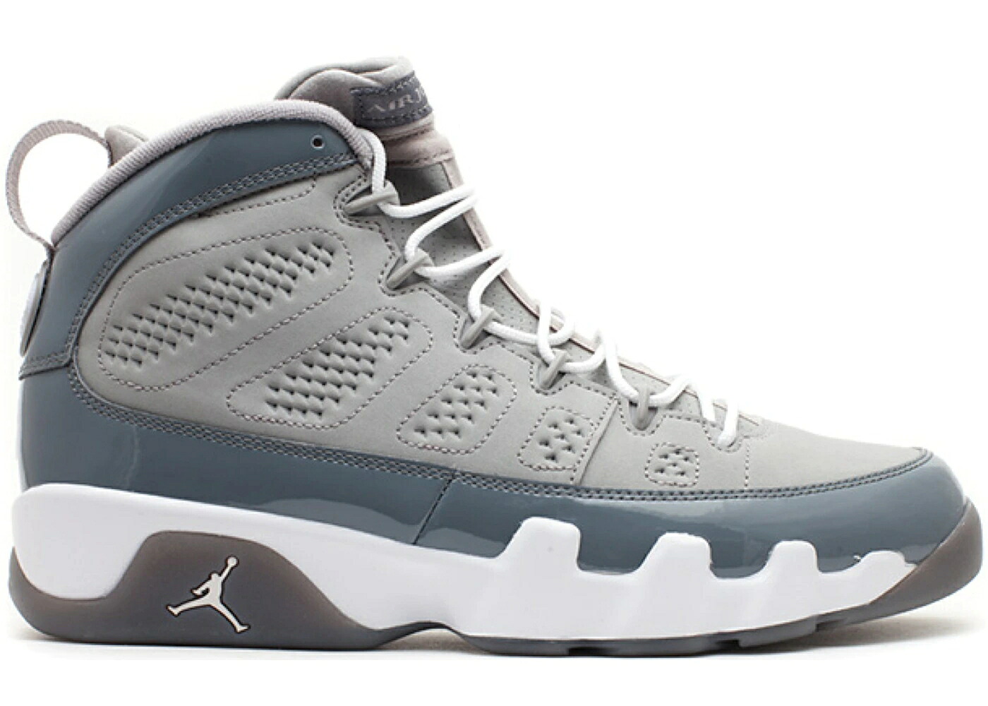 ナイキ ジョーダン 冷やりとした 薄墨色 薄墨色 白いこと 白いこと お坊っちゃん キッズ JORDAN 9 RETRO COOL GREY (2012) (GS) / MEDIUM GREY WHITE COOL GREY もの言う花 マタニティ スニーカー
