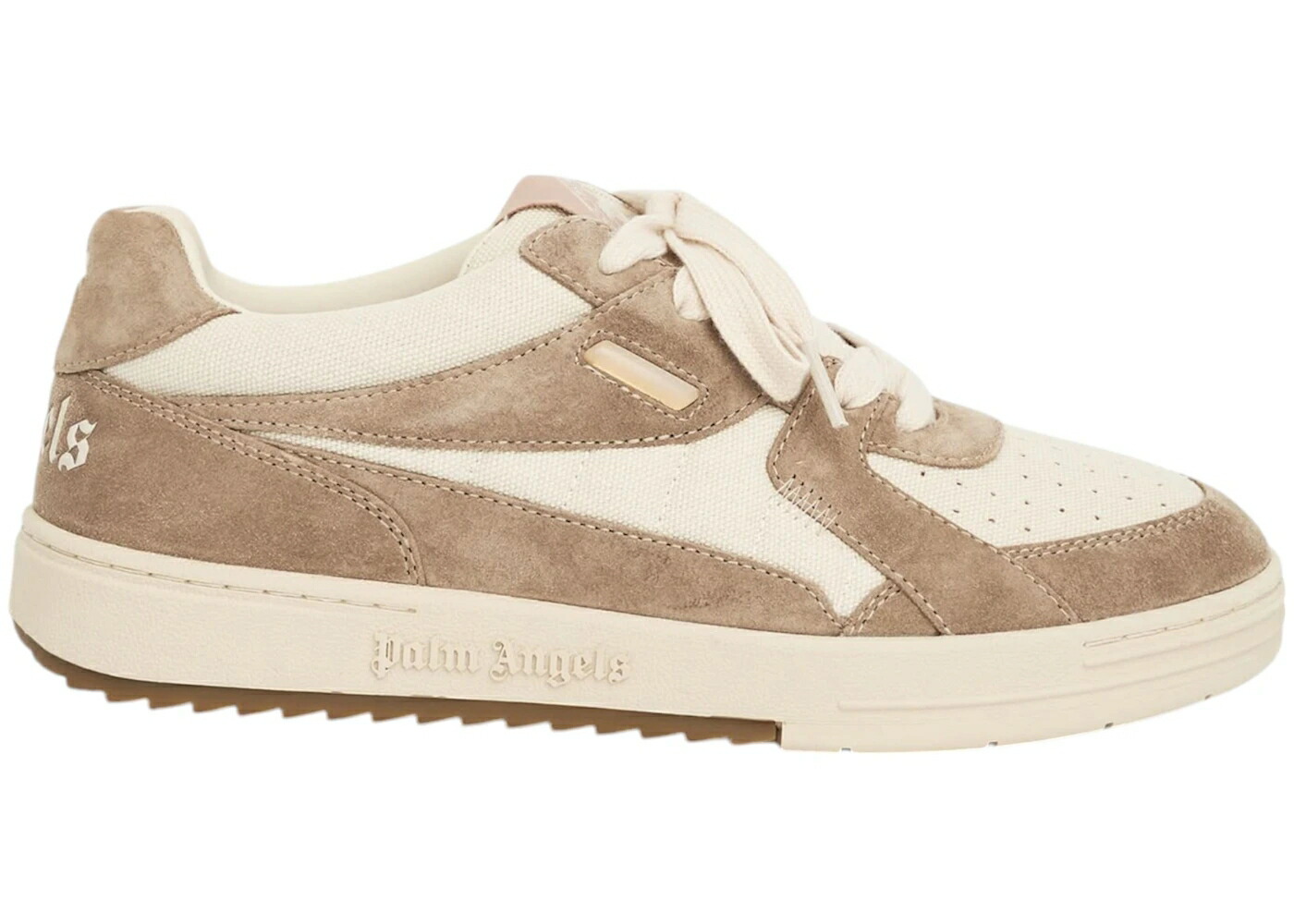 パームエンジェルス エンゼルス レザー ベージュ スニーカー メンズ PALM ANGELS PALM ANGELS UNIVERSITY LEATHER BEIGE /