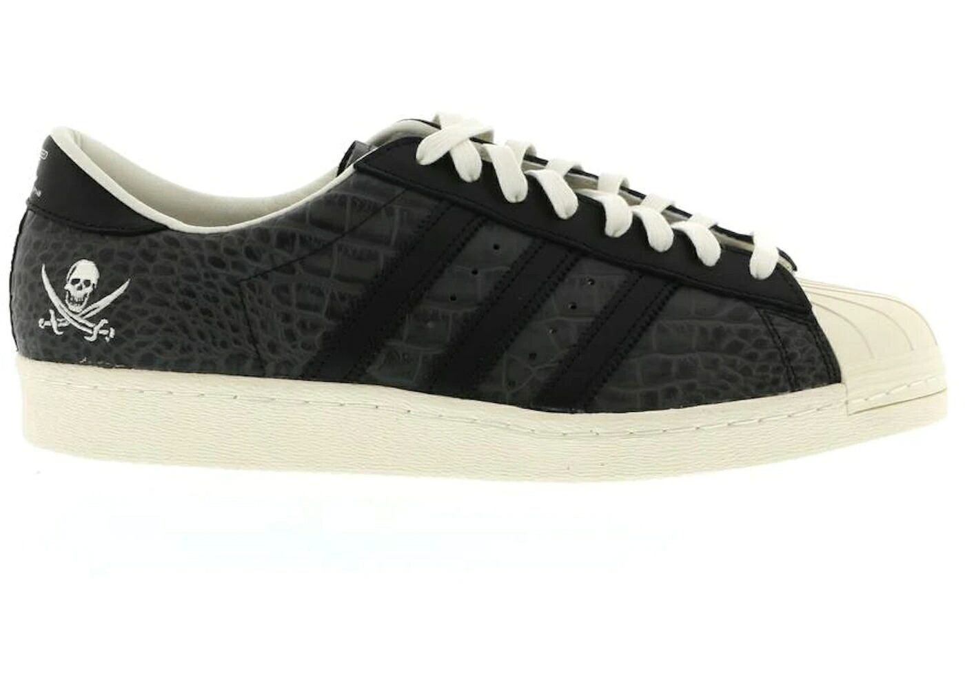 アディダス はやりっ子 中核グループ 黒いこと 黒いこと 白いこと 白いこと スニーカー メンズ ADIDAS SUPERSTAR 80S NEIGHBORHOOD / CORE BLACK CORE BLACK CORE WHITE