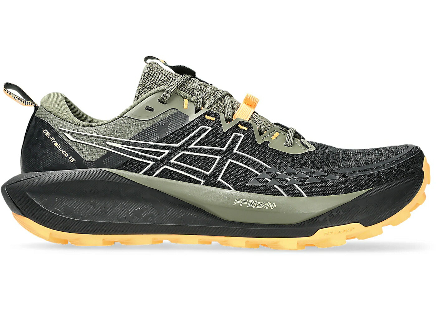 アシックス サー青少年 黒いこと 黒いこと 皮膚軟化剤 スニーカー メンズ ASICS GEL-TRABUCO 13 BLACK CREAM / BLACK CREAM
