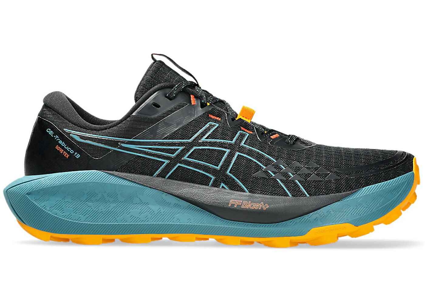 アシックス サー青二才 ゴアテックス 黒いこと 黒いこと 青碧 青碧 スニーカー メンズ ASICS GEL-TRABUCO 13 GORE-TEX BLACK ATLANTIS BLUE / BLACK ATLANTIS BLUE