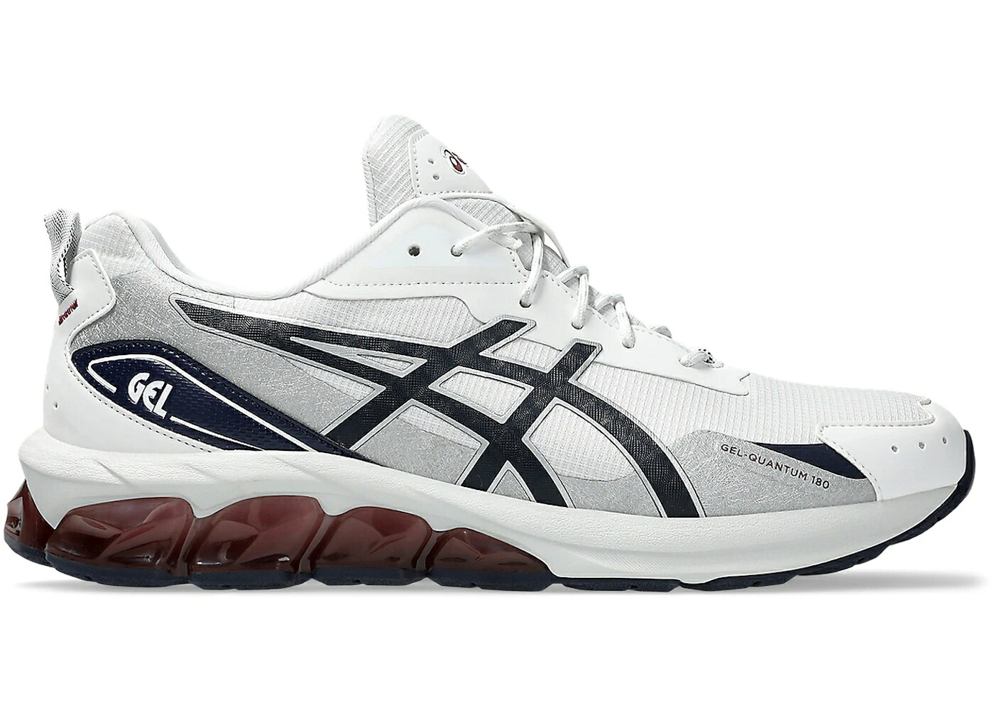アシックス 白色 ホワイト スニーカー メンズ ASICS GEL-QUANTUM 180 LS WHITE MIDNIGHT / WHITE MIDNIGHT