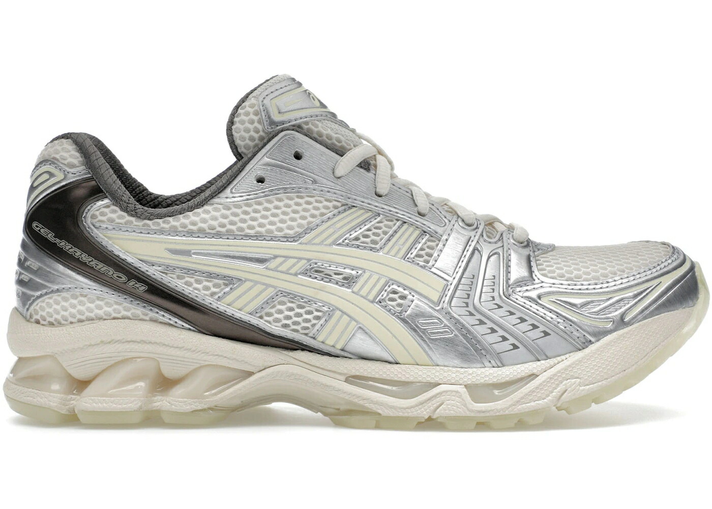 アシックス 皮膚軟化剤 緑 緑であること スニーカー メンズ ASICS GEL-KAYANO 14 ATMOS YAKOUTAKE / CREAM WHISPER GREEN