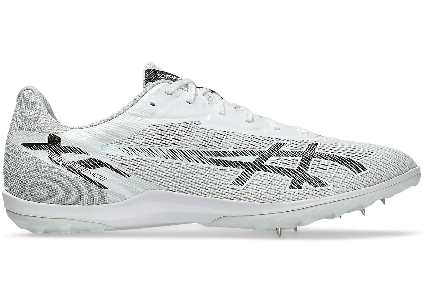 アシックス 白色 ホワイト スニーカー メンズ ASICS RESURGENCE XC WHITE GUNMETAL / WHITE GUNMETAL
