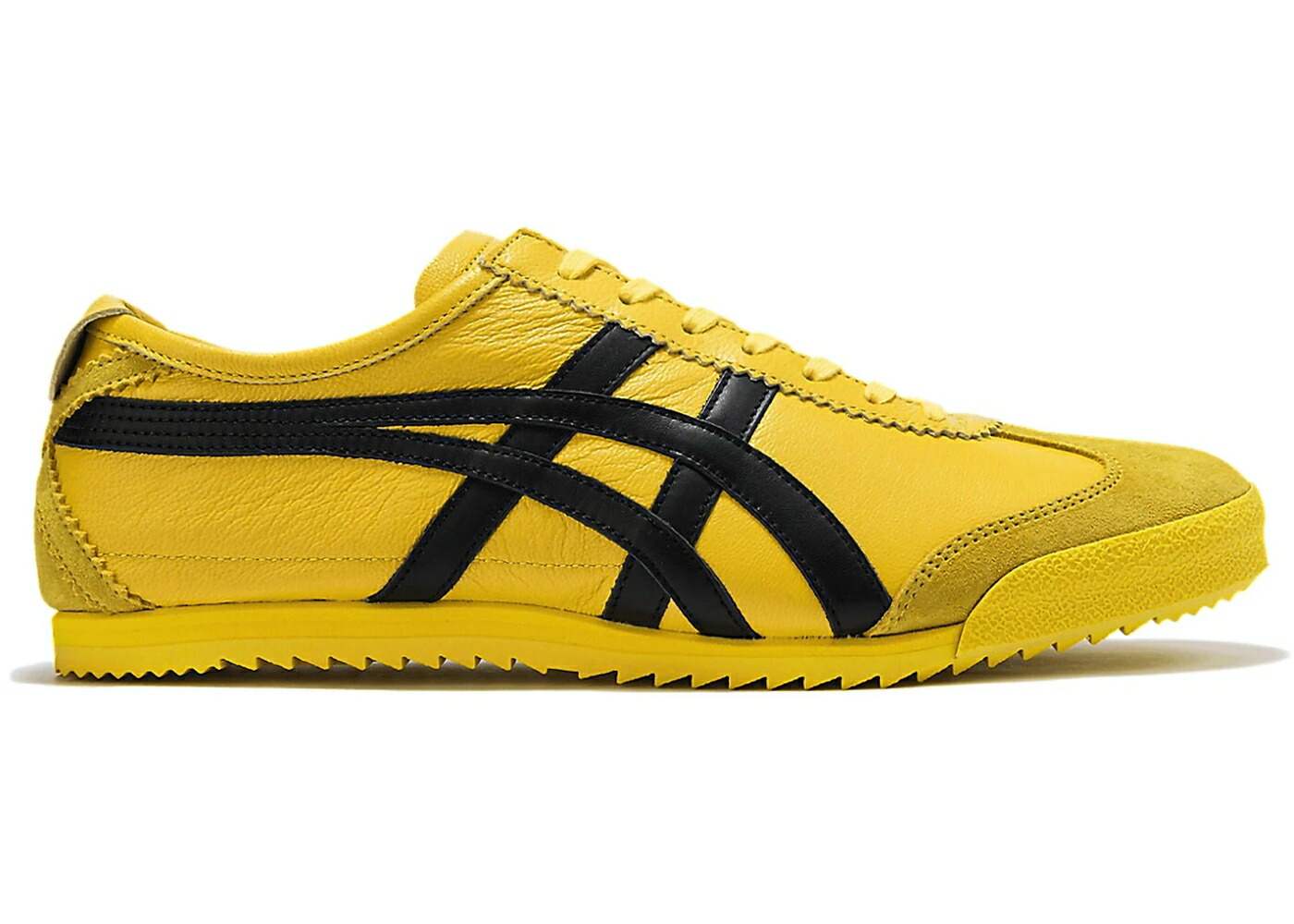 アシックス メキシコ デラックス 黄色 イエロー 黒色 ブラック オニツカタイガー スニーカー メンズ ASICS ONITSUKA TIGER MEXICO 66 DELUXE NM KILL BILL YELLOW MIDSOLE / TAI CHI YELLOW BLACK