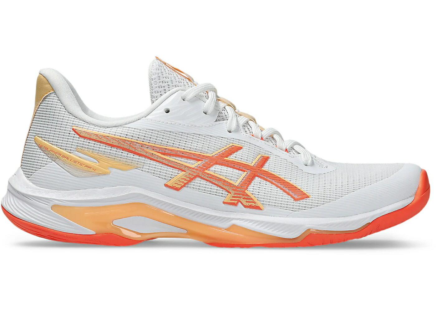 アシックス 白いこと 白いこと WOMEN\u0027S スニーカー レディース ASICS NETBURNER BALLISTIC FF 4 WHITE VIVID CORAL (WOMEN\u0027S) / WHITE VIVID CORAL