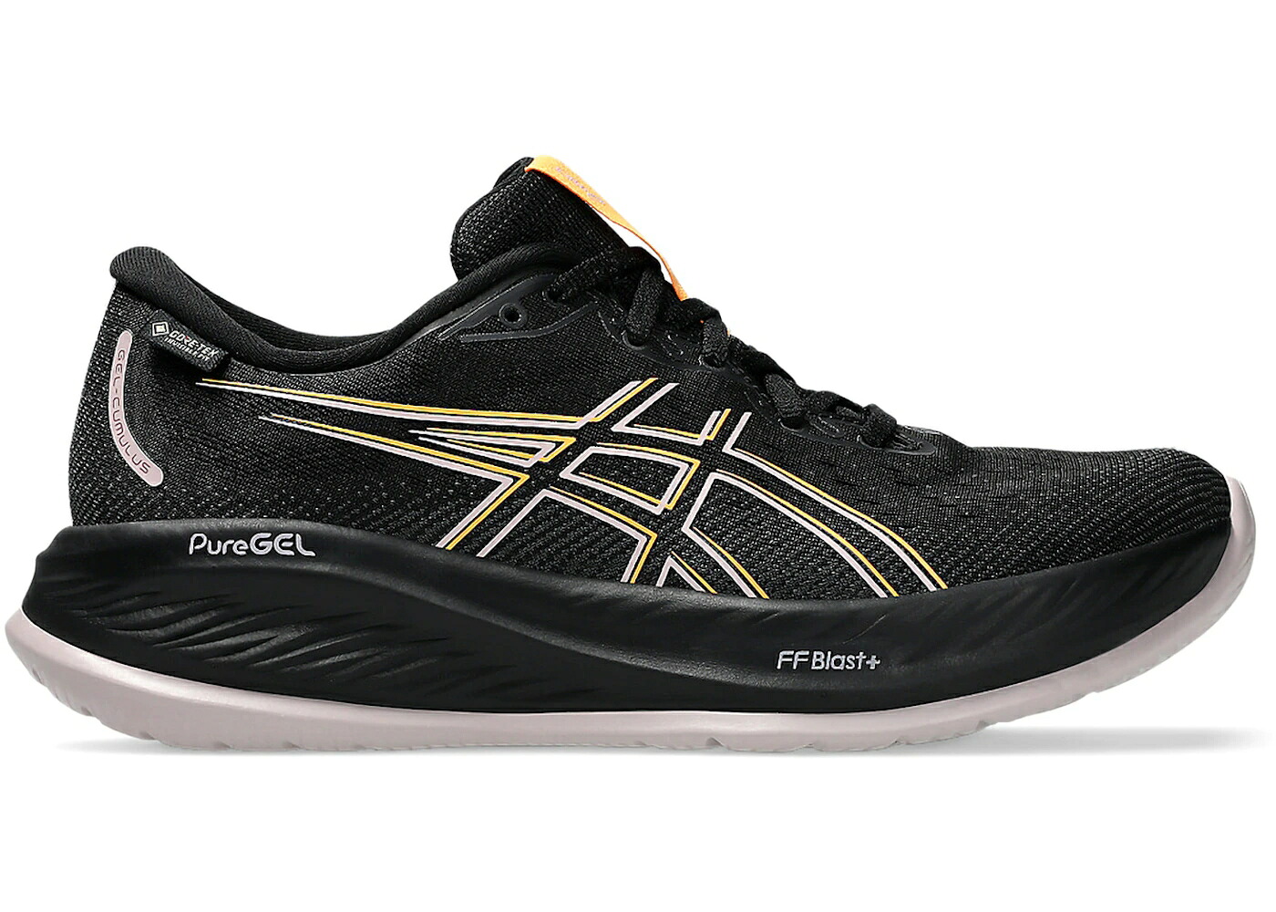 アシックス 黒色 ブラック スタジアム 橙 オレンジ WOMEN'S スニーカー レディース ASICS GEL-CUMULUS 26 GTX BLACK STADIUM ORANGE (WOMEN'S) / BLACK STADIUM ORANGE｜スニケス