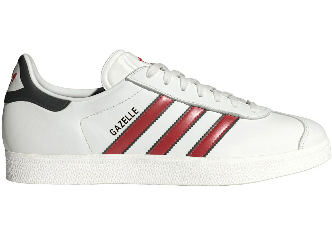 アディダス ガゼル 白いこと 白いこと 黒いこと 黒いこと 中核グループ スニーカー メンズ ADIDAS GAZELLE WHITE SCARLET BLACK / CORE WHITE BETTER SCARLET CORE