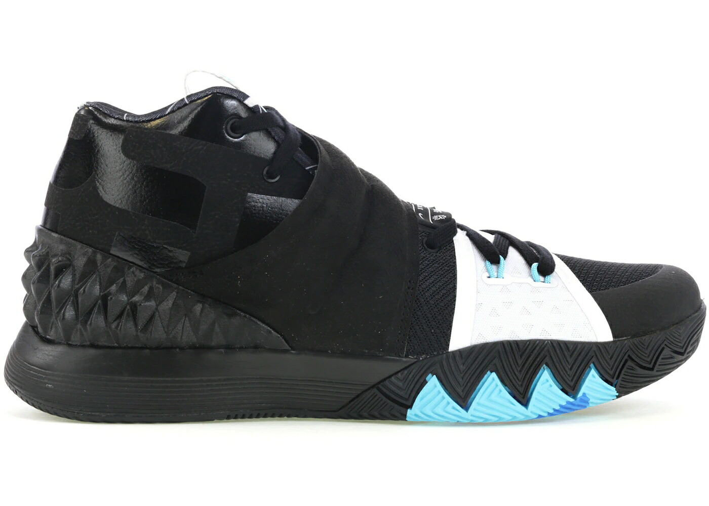 ナイキ カイリー 変わり種 黒いこと 黒いこと 青み 青色 スニーカー メンズ NIKE KYRIE S1 HYBRID BLACK / BLACK VIVID BLUE