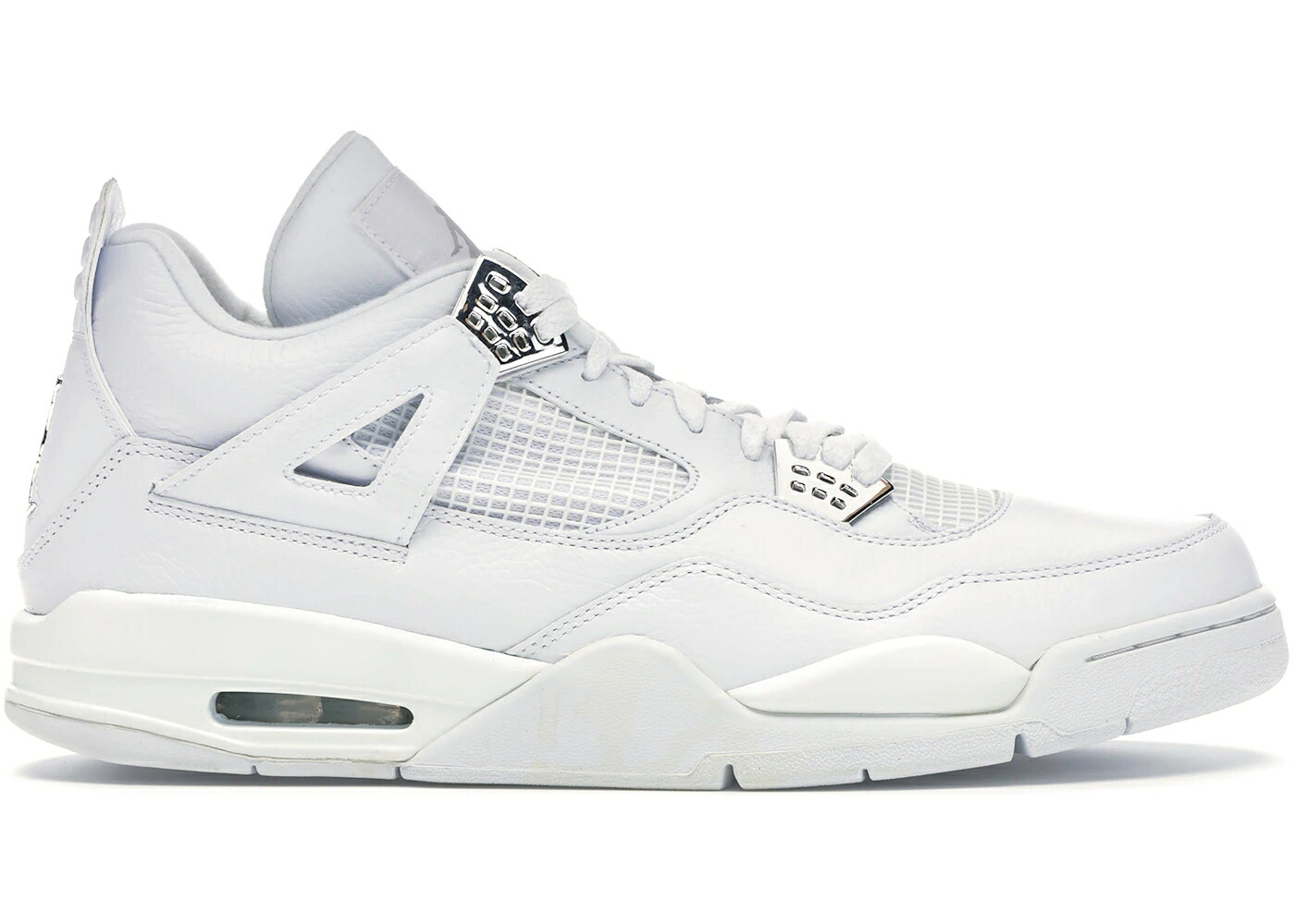 ナイキ ジョーダン 純然たる 白いこと 白いこと しろがね色 しろがね色 スニーカー メンズ JORDAN 4 RETRO PURE MONEY (2006) / WHITE METALLIC SILVER