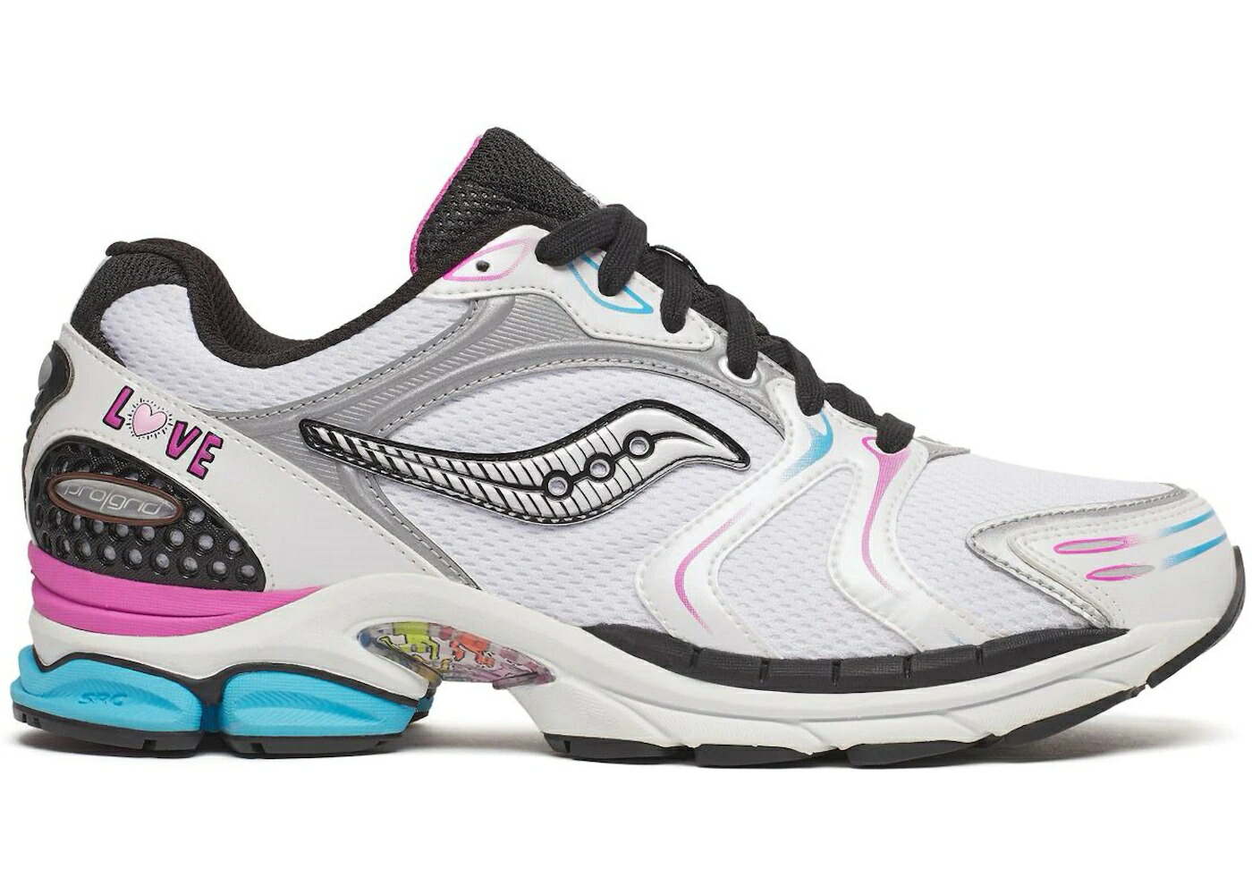サッカニー 白色 ホワイト スニーカー メンズ SAUCONY PROGRID TRIUMPH 4 KEITH HARING LOVE / WHITE MULTI 86,515円