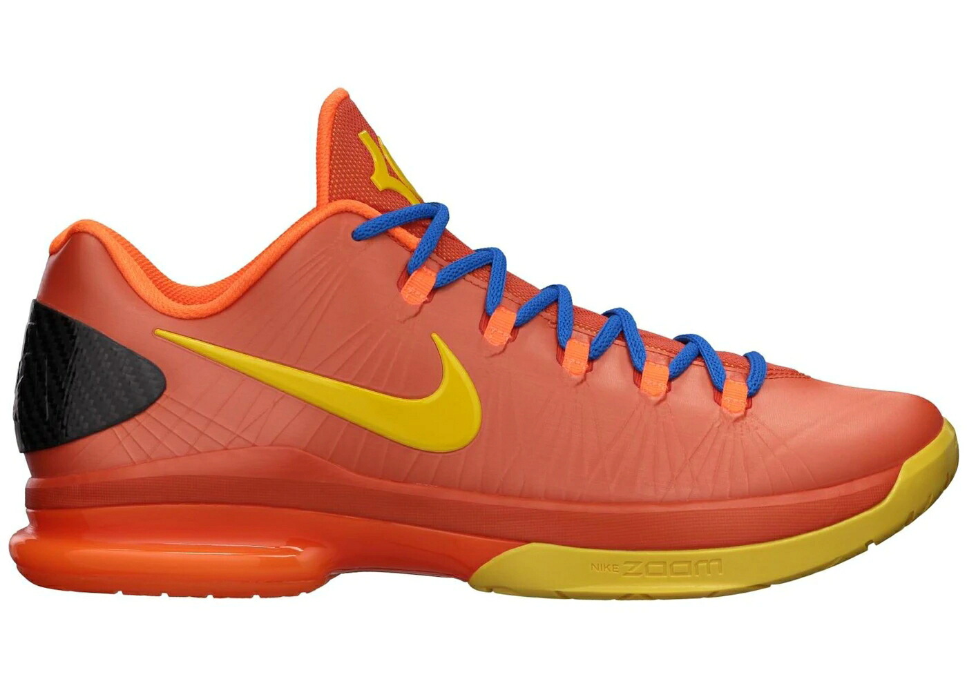 ナイキ エリート チーム 橙 オレンジ 黄色 イエロー スニーカー メンズ NIKE KD 5 ELITE TEAM ORANGE / TEAM ORANGE TOUR YELLOW TOTAL