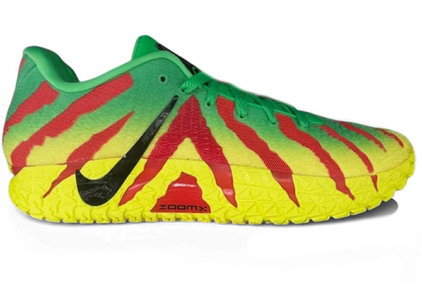 ナイキ パーク 緑 グリーン 黒色 ブラック 赤 レッド スニーカー メンズ NIKE JA 3 JURASSIC PARK EXPLORER / GREEN SPARK BLACK UNIVERSITY RED