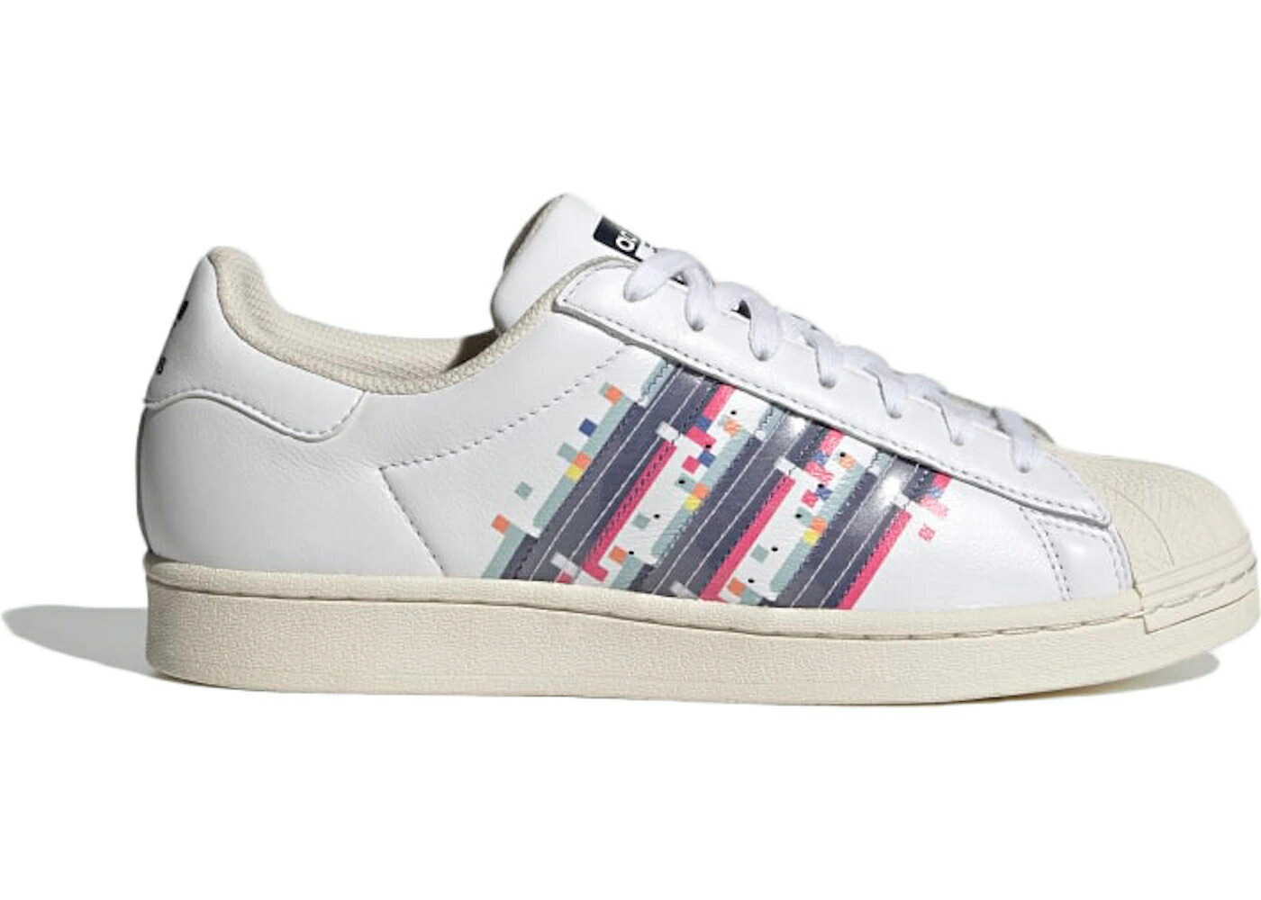 アディダス スーパースター 白色 ホワイト クルー スニーカー メンズ ADIDAS SUPERSTAR GAMING PACK / CLOUD WHITE CHALK WHITE CREW