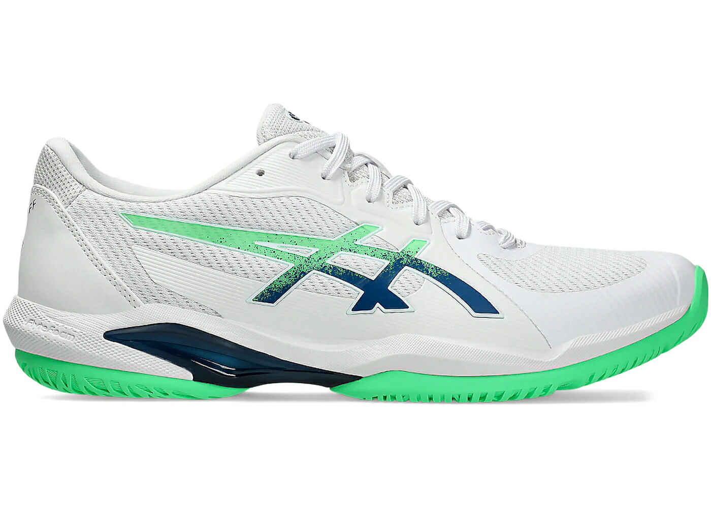 アシックス 白色 ホワイト スニーカー メンズ ASICS SOLUTION SWIFT FF 2 WHITE NEW LEAF / WHITE NEW LEAF