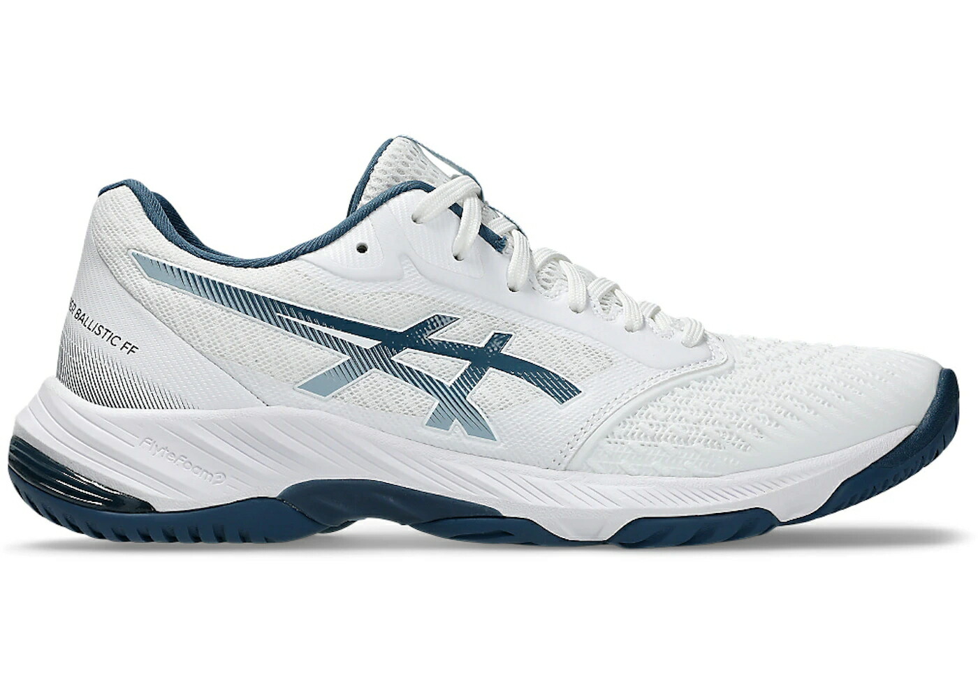 アシックス 白いこと 白いこと ビンテージ ヴィンテージ 藍色 インディゴ スニーカー メンズ ASICS NETBURNER BALLISTIC FF 3 WHITE VINTAGE INDIGO / WHITE VINTAGE INDIGO