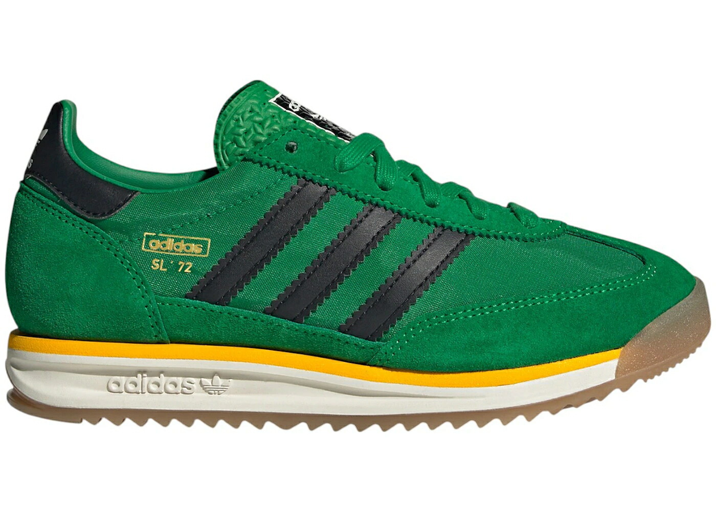 アディダス 緑 グリーン コア 黒色 ブラック クルー 黄色 イエロー ジュニア キッズ ADIDAS SL 72 RS GREEN CORE BLACK CREW YELLOW (GS) / GREEN CORE BLACK CREW YELLOW ベビー マタニティ スニーカー 28,860円