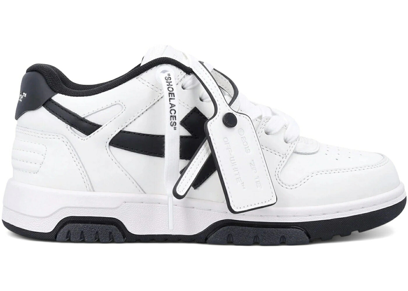 オフホワイト 白色 ホワイト 黒色 ブラック WOMEN スニーカー レディース OFF-WHITE OUT OF OFFICE OOO LOW TOPS WHITE BLACK (BLACK OUTSOLE) (WOMEN) / WHITE BLACK