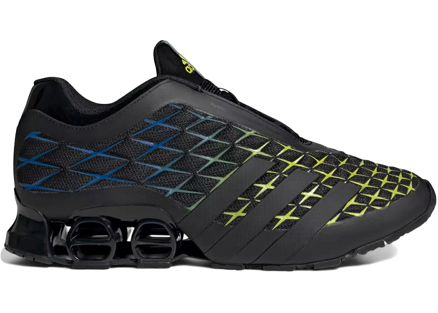 アディダス 黒色 ブラック 黄色 イエロー コア スニーカー メンズ ADIDAS MEGARIDE S2 M BLACK SEMI SOLAR YELLOW / CORE BLACK CORE BLACK SEMI SOLAR