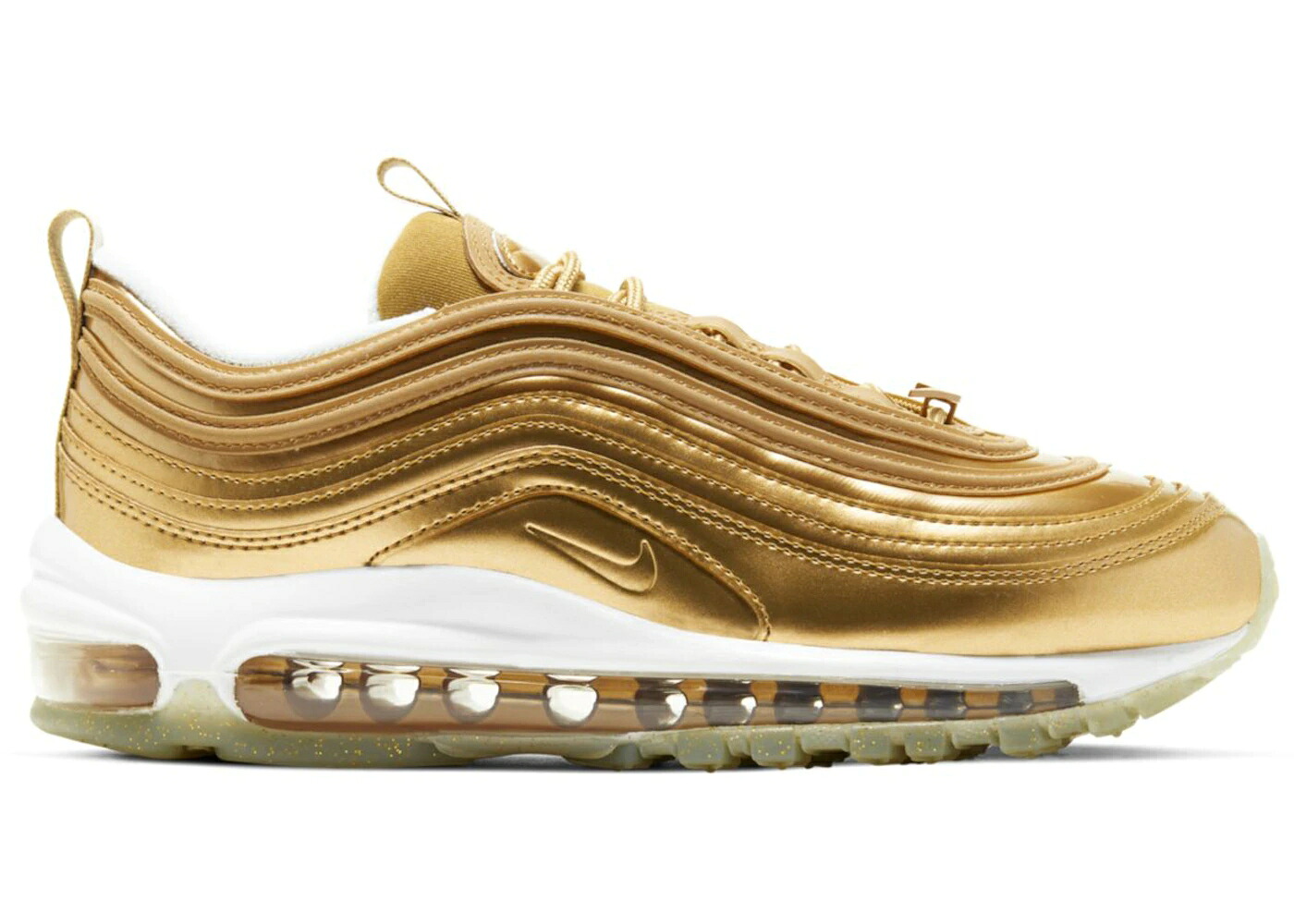 ナイキ マックス ゴールド 白色 ホワイト エアマックス WOMEN'S スニーカー レディース NIKE AIR MAX 97 LX METALLIC GOLD (WOMEN'S) / METALLIC GOLD WHITE METALLIC|スニケス