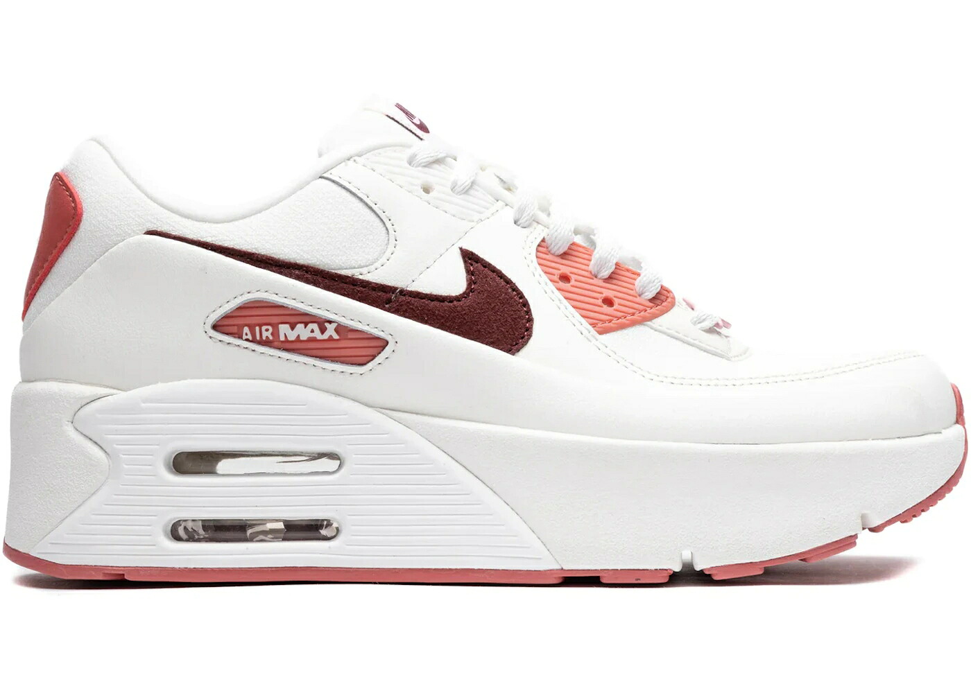 ナイキ マックス 野球クラブ 赤 赤いこと エア湖マックス VALENTINE\u0027S WOMEN\u0027S スニーカー レディース NIKE AIR MAX 90 ELEVATE SE DAY (2024) (WOMEN\u0027S) / SAIL DARK TEAM RED ADOBE MEDIUM