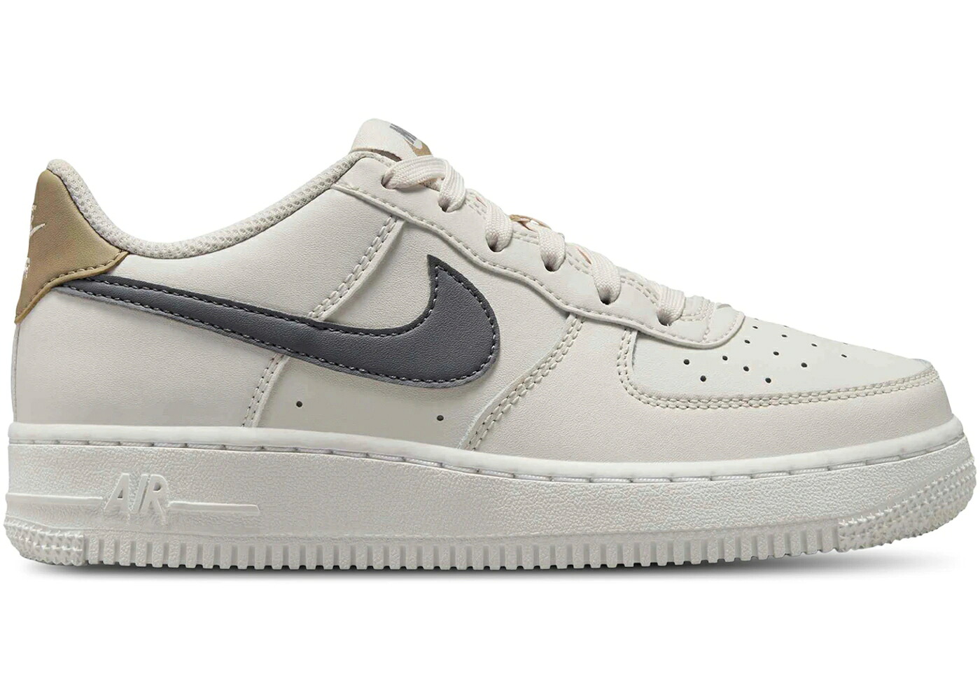 ナイキ 冷やりとした 薄墨色 薄墨色 カーキ 空軍 お坊っちゃん キッズ NIKE AIR FORCE 1 LOW PHANTOM COOL GREY (GS) / PHANTOM KHAKI SAIL COOL GREY もの言う花 マタニティ スニーカー