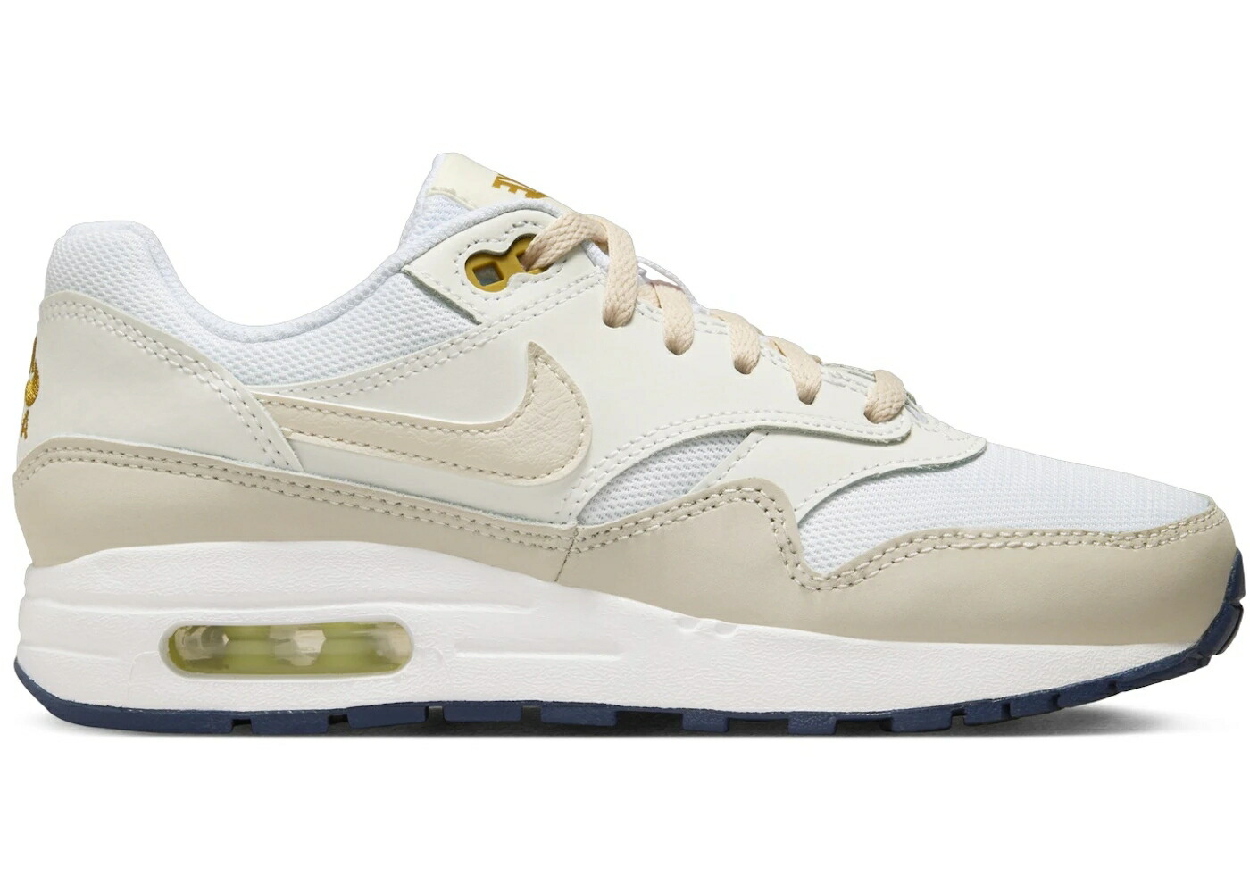 ナイキ マックス 白色 ホワイト 茶色 ブラウン エアマックス ジュニア キッズ NIKE AIR MAX 1 WHITE BRONZINE BARELY VOLT LIGHT OREWOOD BROWN (GS) / WHITE BRONZINE BARELY VOLT LIGHT ベビー マタニティ スニーカ 24,382円