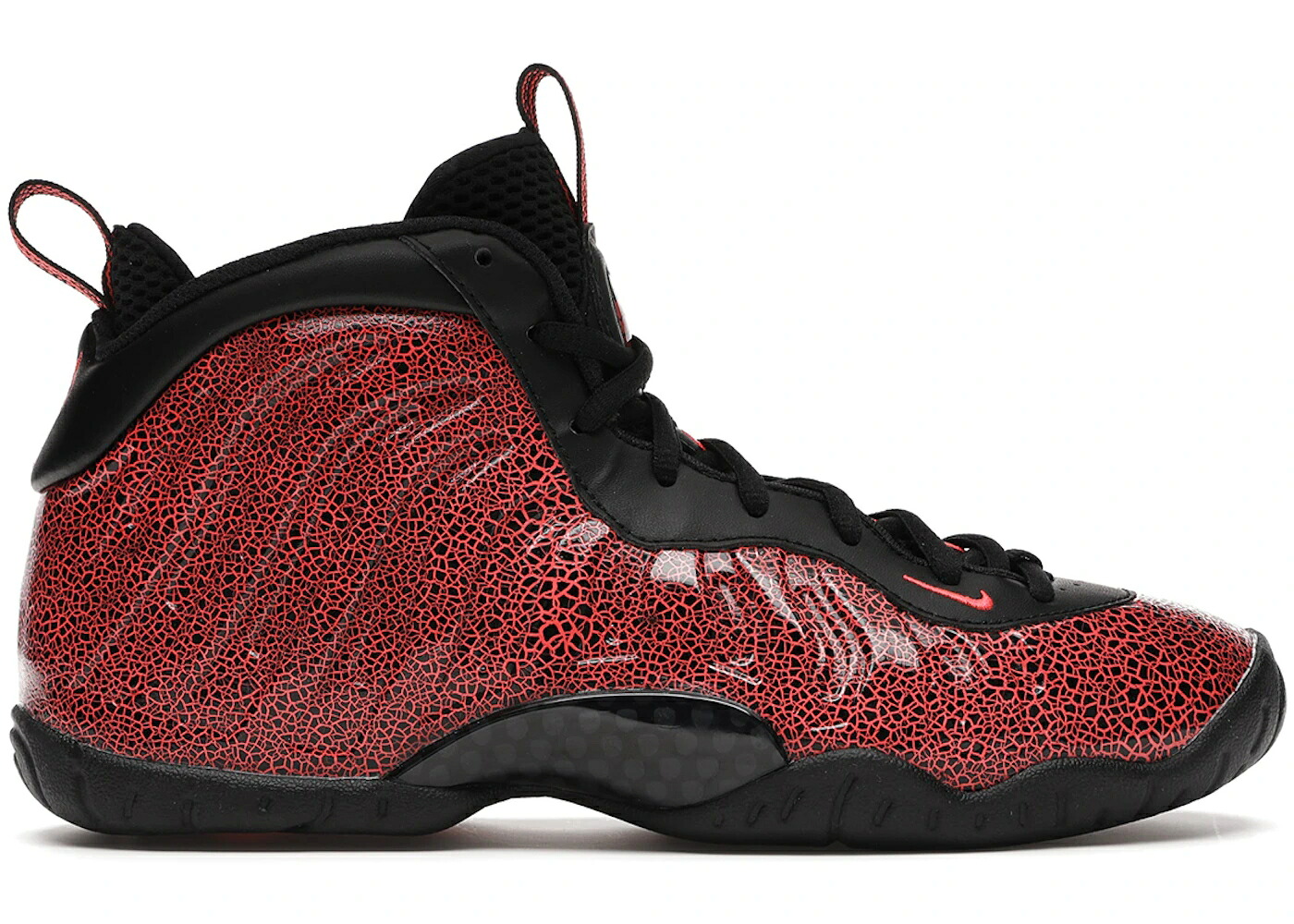 ナイキ フォームポジット 黒いこと 黒いこと クリムゾン エアフォームポジットワン お坊っちゃん キッズ NIKE AIR FOAMPOSITE ONE CRACKED LAVA (GS) / BLACK BRIGHT CRIMSON もの言う花 マタニティ スニーカー