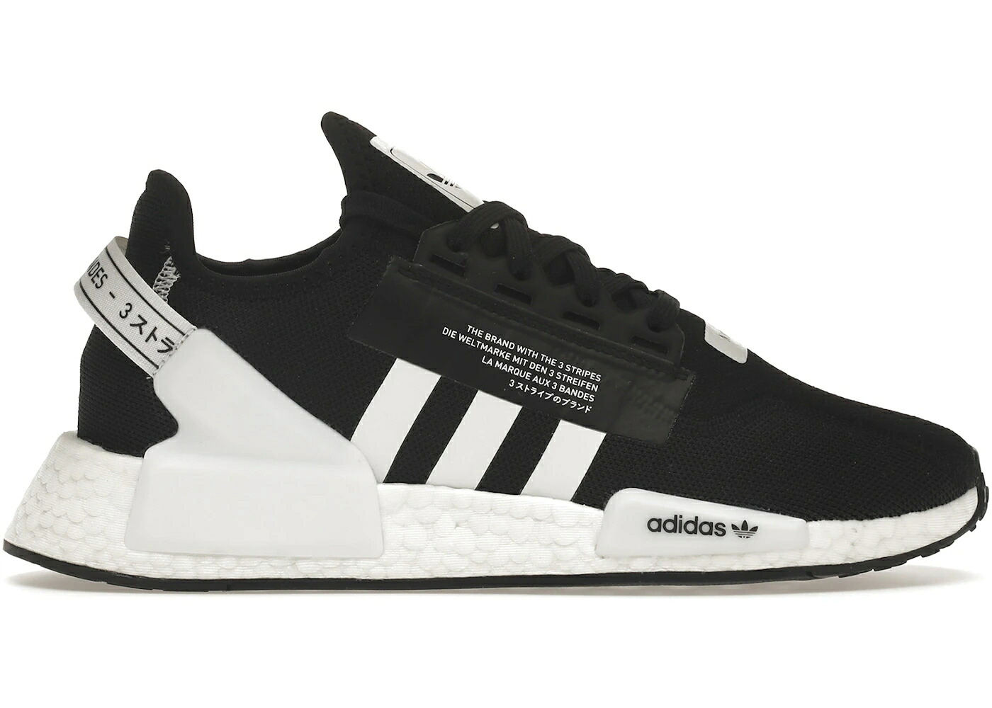 アディダス 黒色 ブラック 白色 ホワイト コア スニーカー メンズ ADIDAS NMD R1 V2 BLACK WHITE / CORE BLACK FOOTWEAR WHITE CORE
