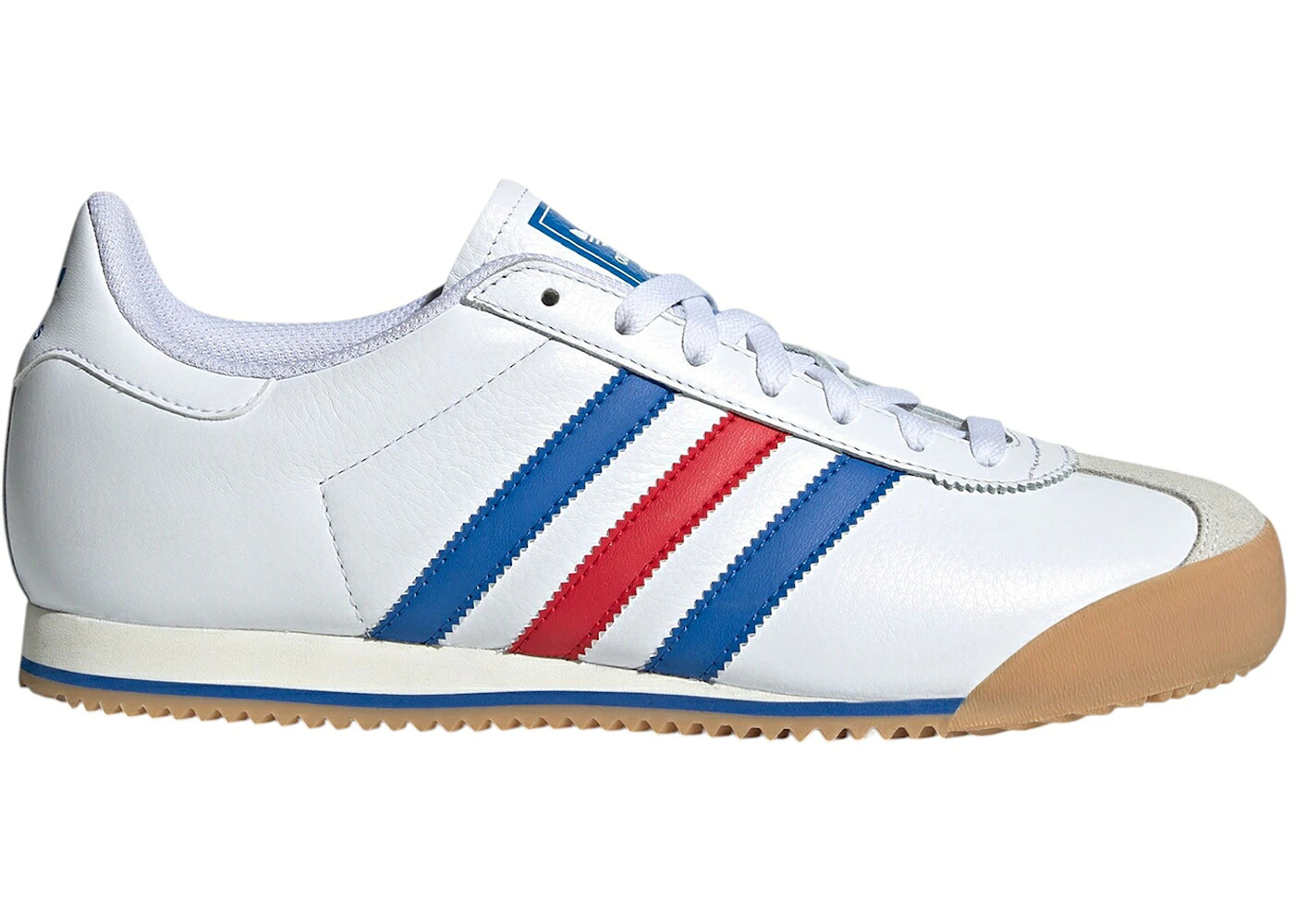 アディダス 蹴りつける 白いこと 白いこと 青み 青色 スニーカー メンズ ADIDAS KICK 74 WHITE BLUE BETTER SCARLET / CLOUD WHITE BLUE BETTER SCARLET