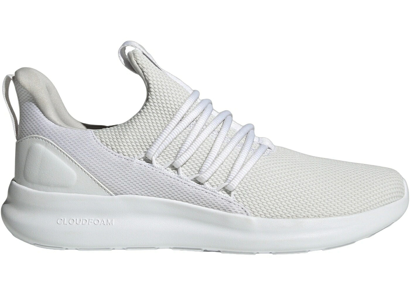アディダス ライト アダプト 白色 ホワイト 灰色 グレー 7.0 スニーカー メンズ ADIDAS LITE RACER ADAPT CLOUD WHITE GREY / CLOUD WHITE GREY ONE CLOUD WHITE
