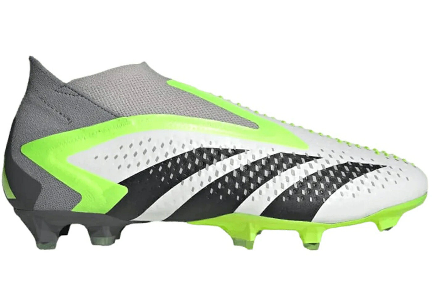 アディダス プレデター 白いこと 白いこと 中核グループ 黒いこと 黒いこと ACCURACY+ スニーカー メンズ ADIDAS PREDATOR FG CLOUD WHITE CORE BLACK LUCID LEMON / CLOUD WHITE CORE BLACK LUCID
