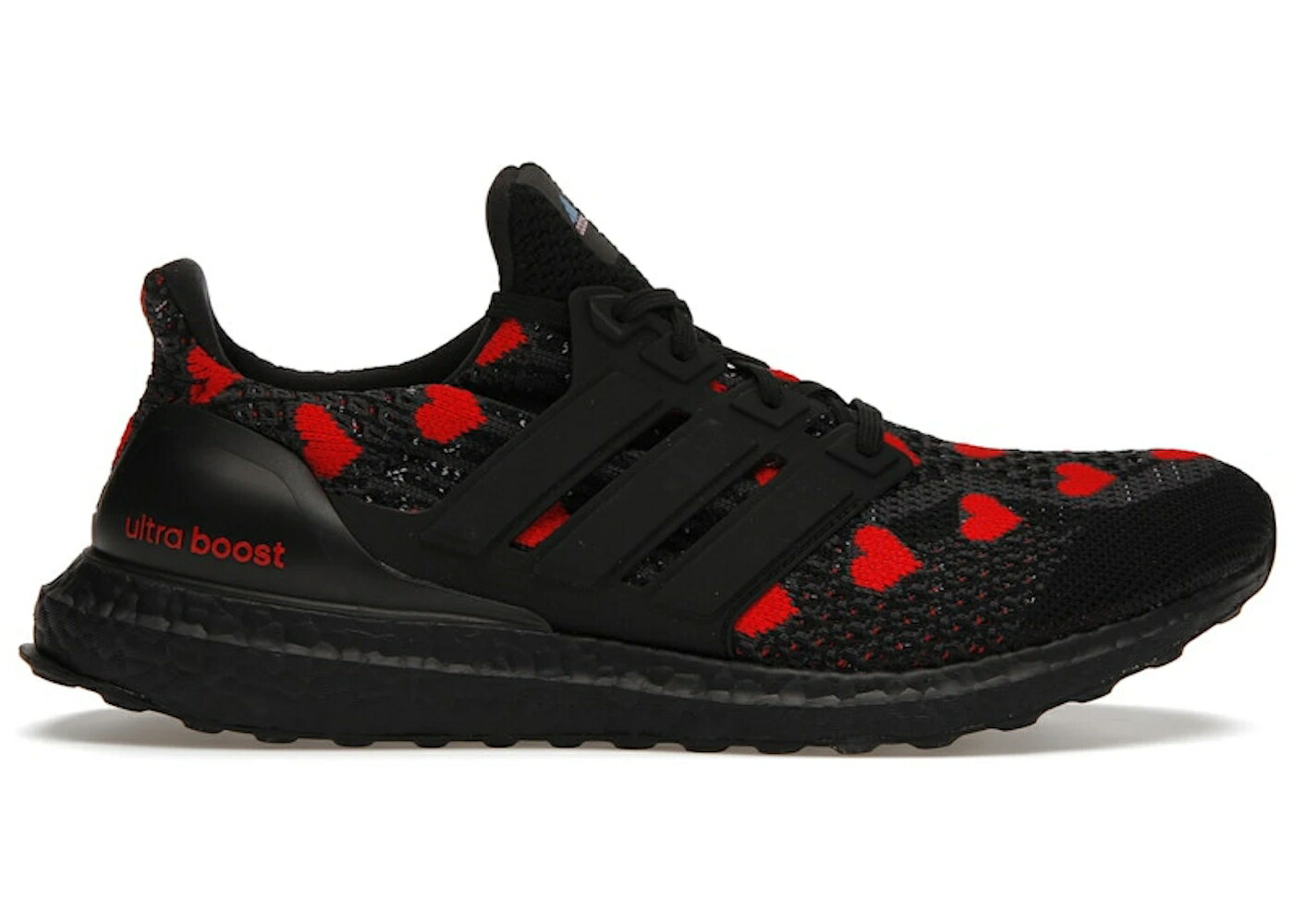 アディダス ウルトラ ブースト コア 黒色 ブラック 赤 レッド ウルトラブースト 5.0 VALENTINE スニーカー メンズ ADIDAS ULTRA BOOST DNA DAY / CORE BLACK CORE BLACK VIVID RED