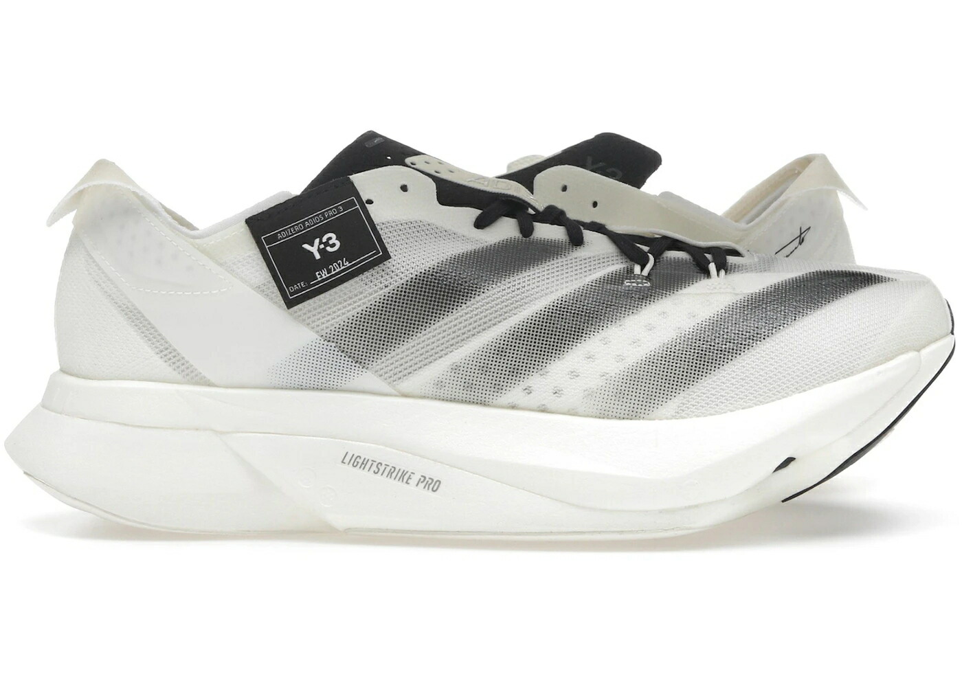アディダス アディオス プロ 白色 ホワイト コア 黒色 ブラック 3.0 スニーカー メンズ ADIDAS Y-3 ADIOS PRO OFF WHITE CORE BLACK / OFF WHITE OFF WHITE CORE BLACK
