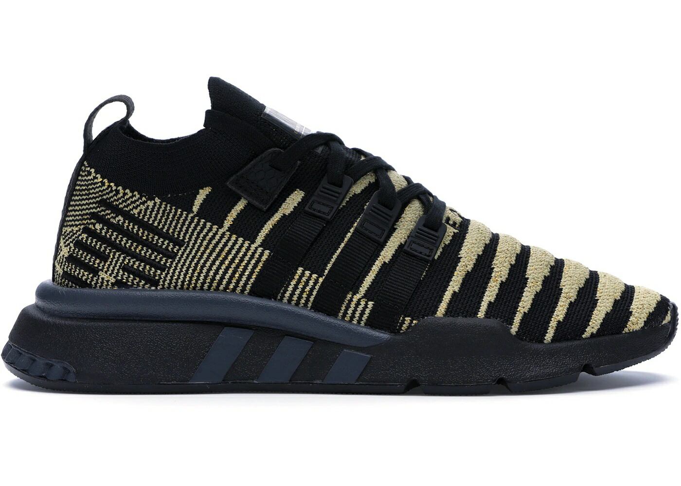 アディダス ミッド ドラゴン 黒色 ブラック ゴールド スニーカー メンズ ADIDAS EQT SUPPORT MID ADV PRIMEKNIT DRAGON BALL Z SUPER SHENRON / BLACK BLACK GOLD