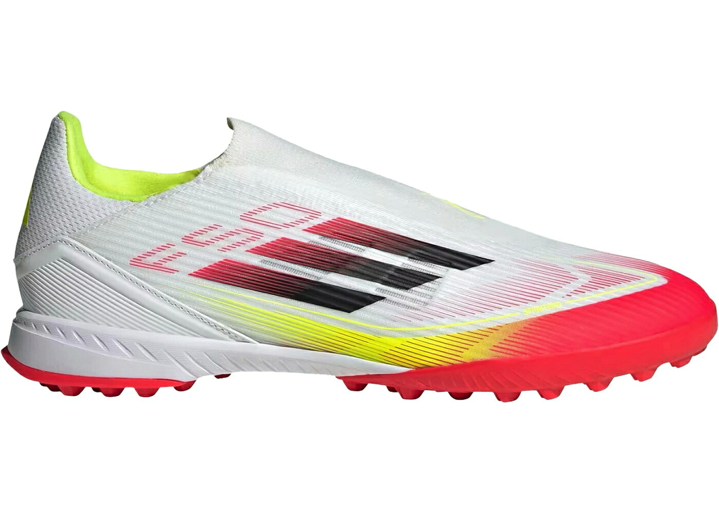 アディダス 白色 ホワイト コア 黒色 ブラック スニーカー メンズ ADIDAS F50 LEAGUE LACELESS TF SOLAR PACK / CLOUD WHITE CORE BLACK SOLAR|スニケス