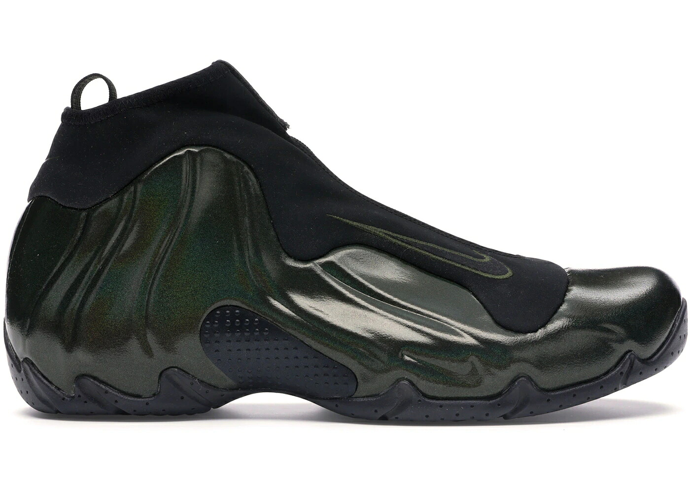 ナイキ 緑 緑であること 黒いこと 黒いこと エアフライトポジット スニーカー メンズ NIKE AIR FLIGHTPOSITE ONE LEGION GREEN / LEGION GREEN BLACK BLACK
