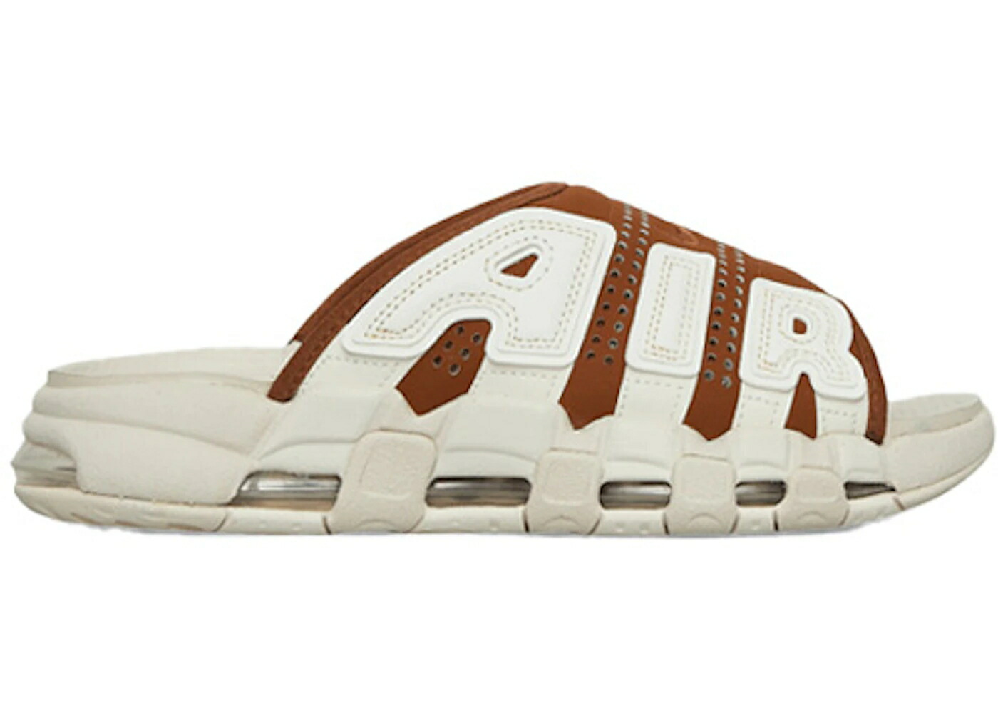 ナイキ アップテンポ サンダル エアモアアップテンポ モアテン スニーカー メンズ NIKE AIR MORE UPTEMPO SLIDE LIGHT BRITISH TAN SAIL / LIGHT BRITISH TAN LIGHT OREWOOD