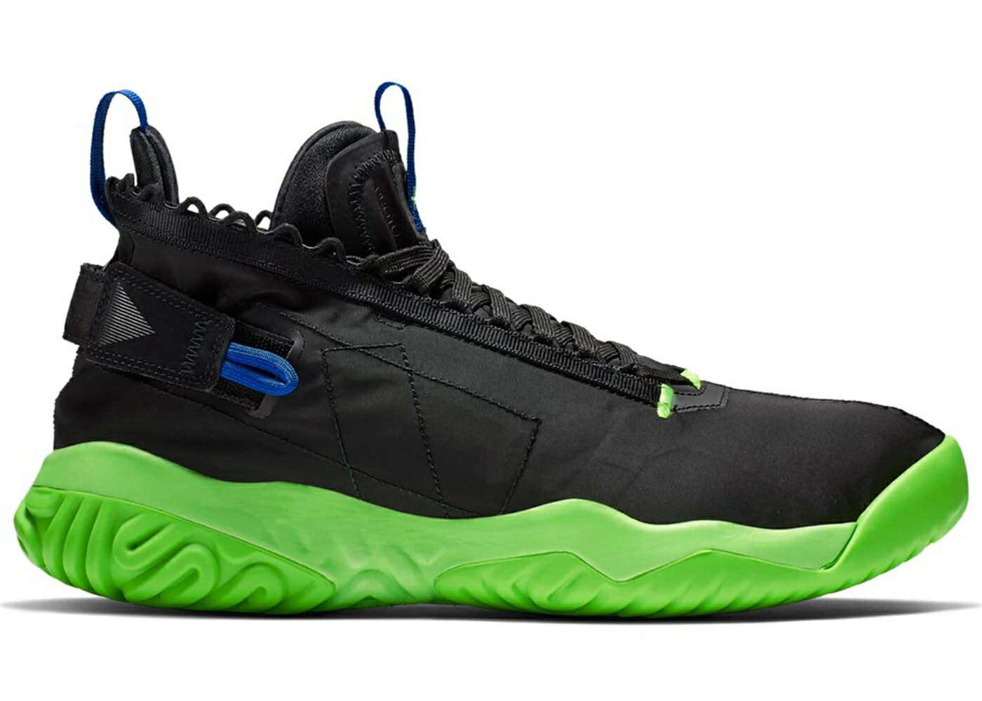 ナイキ ジョーダン リアクト 黒いこと 黒いこと 青碧 青色 緑 緑であること スニーカー メンズ JORDAN PROTO REACT BLACK RACER BLUE ELECTRIC GREEN / BLACK RACER BLUE ELECTRIC GREEN スニーカー-靴-メンズ靴