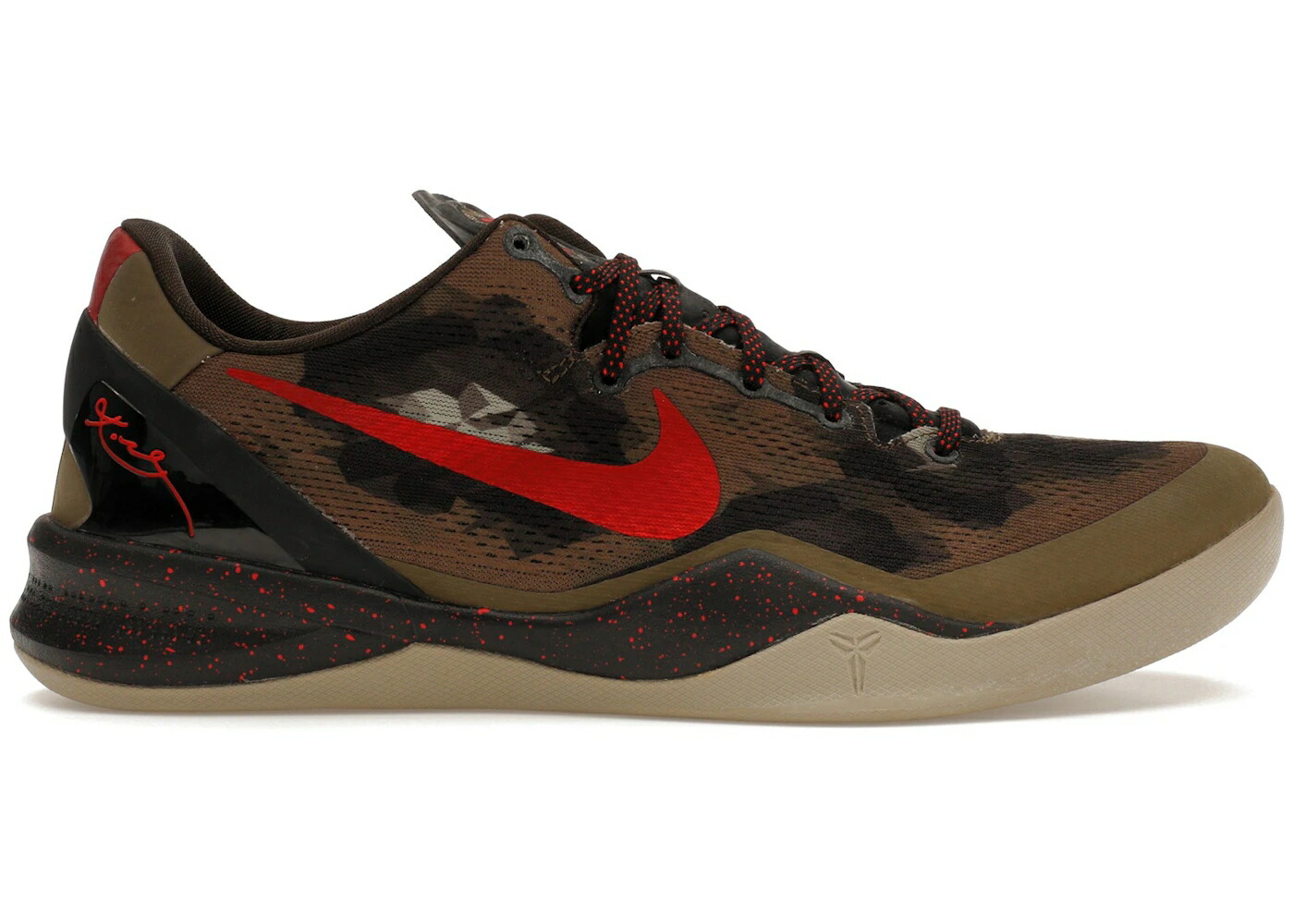ナイキ コービー 緑 緑であること 赤 赤いこと スニーカー メンズ NIKE KOBE 8 PYTHON / SQUADRON GREEN CHALLENGE RED