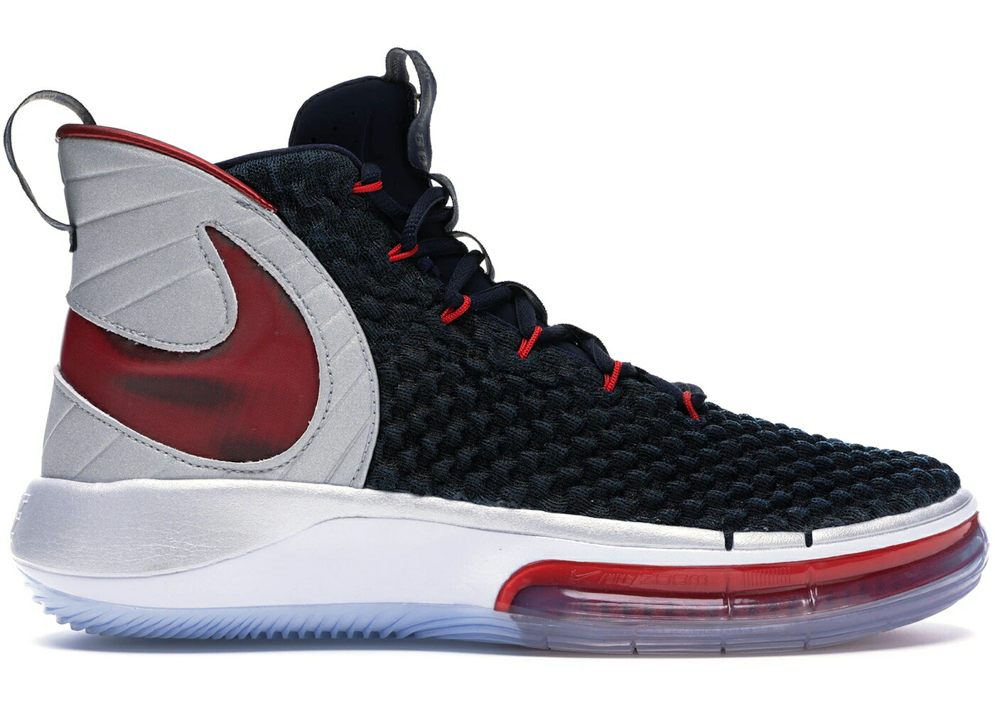 ナイキ アルファダンク ダンク 銀色 シルバー 赤 レッド スニーカー メンズ NIKE ALPHADUNK DUNK OF DEATH / METALLIC SILVER HYPER ROYAL RED