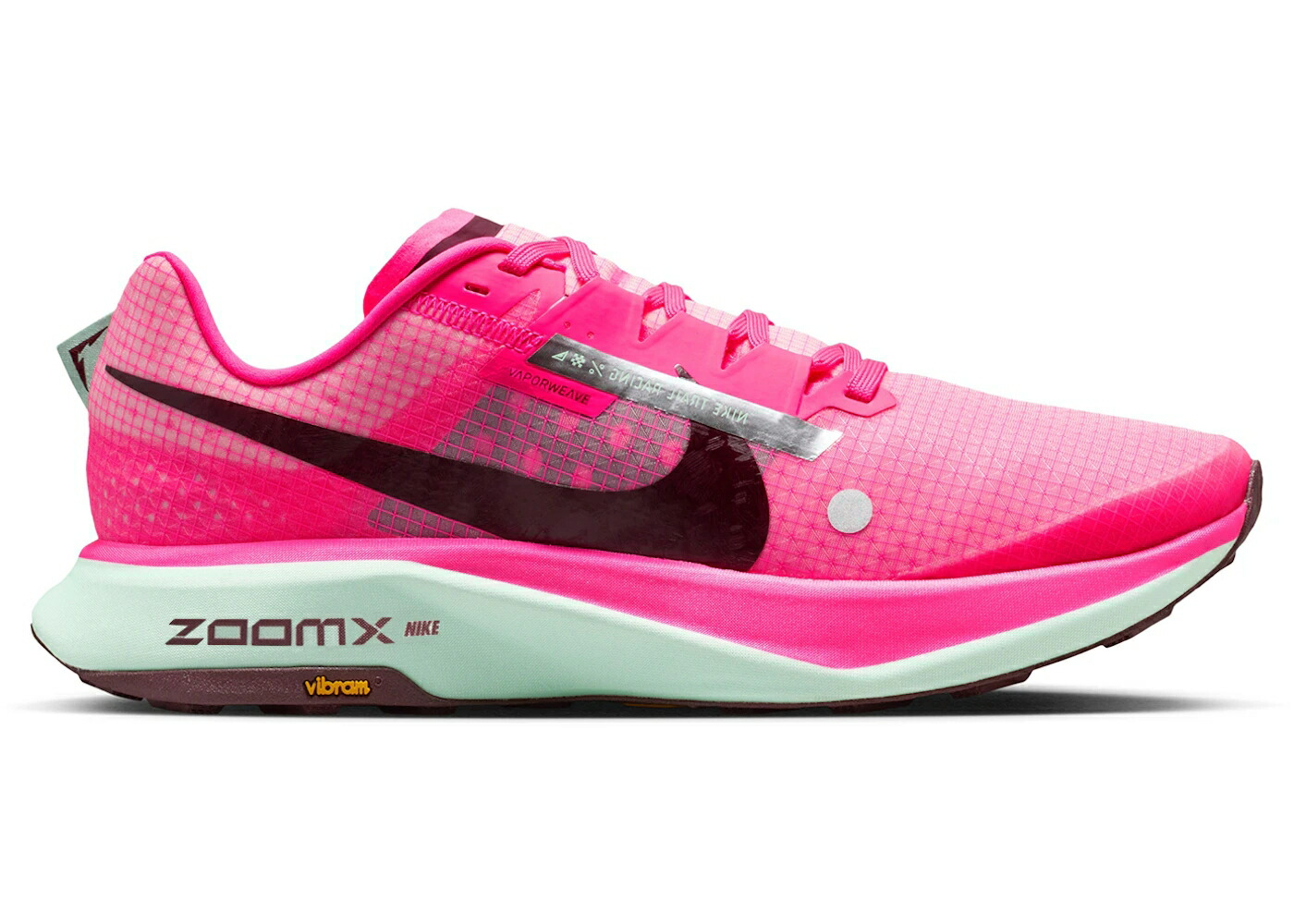 ナイキ ピンク ワイン色 バーガンディー スニーカー メンズ NIKE ZOOMX ULTRAFLY TRAIL HYPER PINK MINT FOAM / HYPER PINK MINT FOAM BURGUNDY