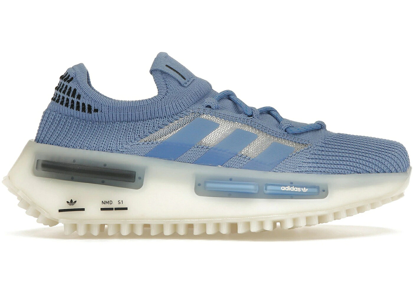 アディダス 青碧 青碧 核融合反応 白いこと 白いこと WOMEN\u0027S スニーカー レディース ADIDAS NMD S1 BLUE FUSION (WOMEN\u0027S) / BLUE FUSION OFF WHITE CLOUD