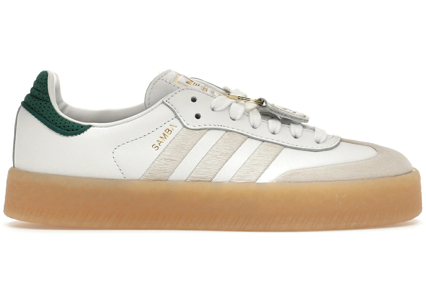 アディダス 白いこと 白いこと 緑 緑であること ゴールド WOMEN\u0027S スニーカー レディース ADIDAS SAMBAE OFF WHITE ALUMINUM GREEN (WOMEN\u0027S) / OFF WHITE ALUMINIUM GOLD