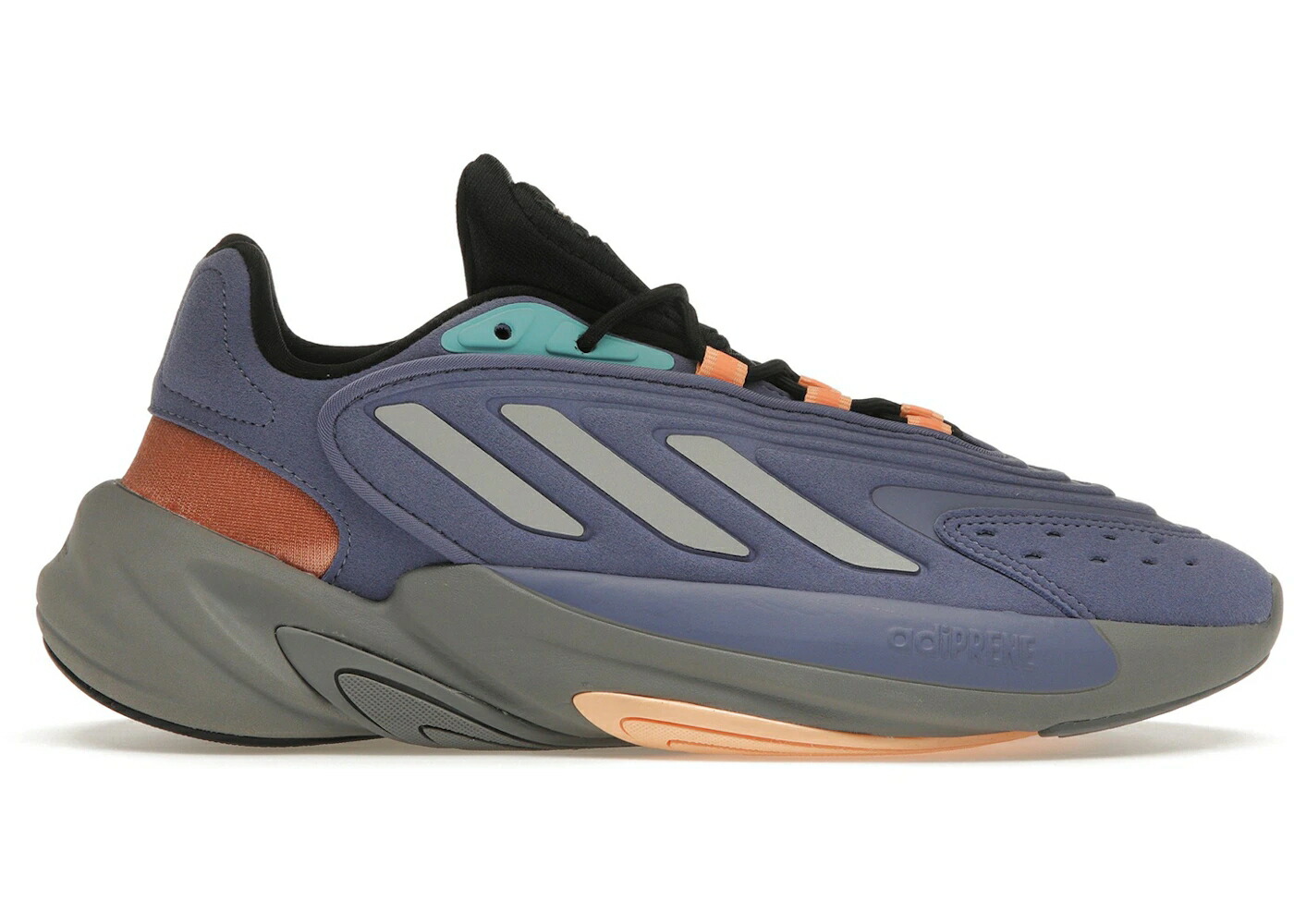 アディダス 紫 バイオレット 橙 オレンジ 灰色 グレー コア 黒色 ブラック WOMEN'S スニーカー レディース ADIDAS OZELIA ORBIT VIOLET ORANGE (WOMEN'S) / ORBIT VIOLET GREY TWO CORE BLACK｜スニケス