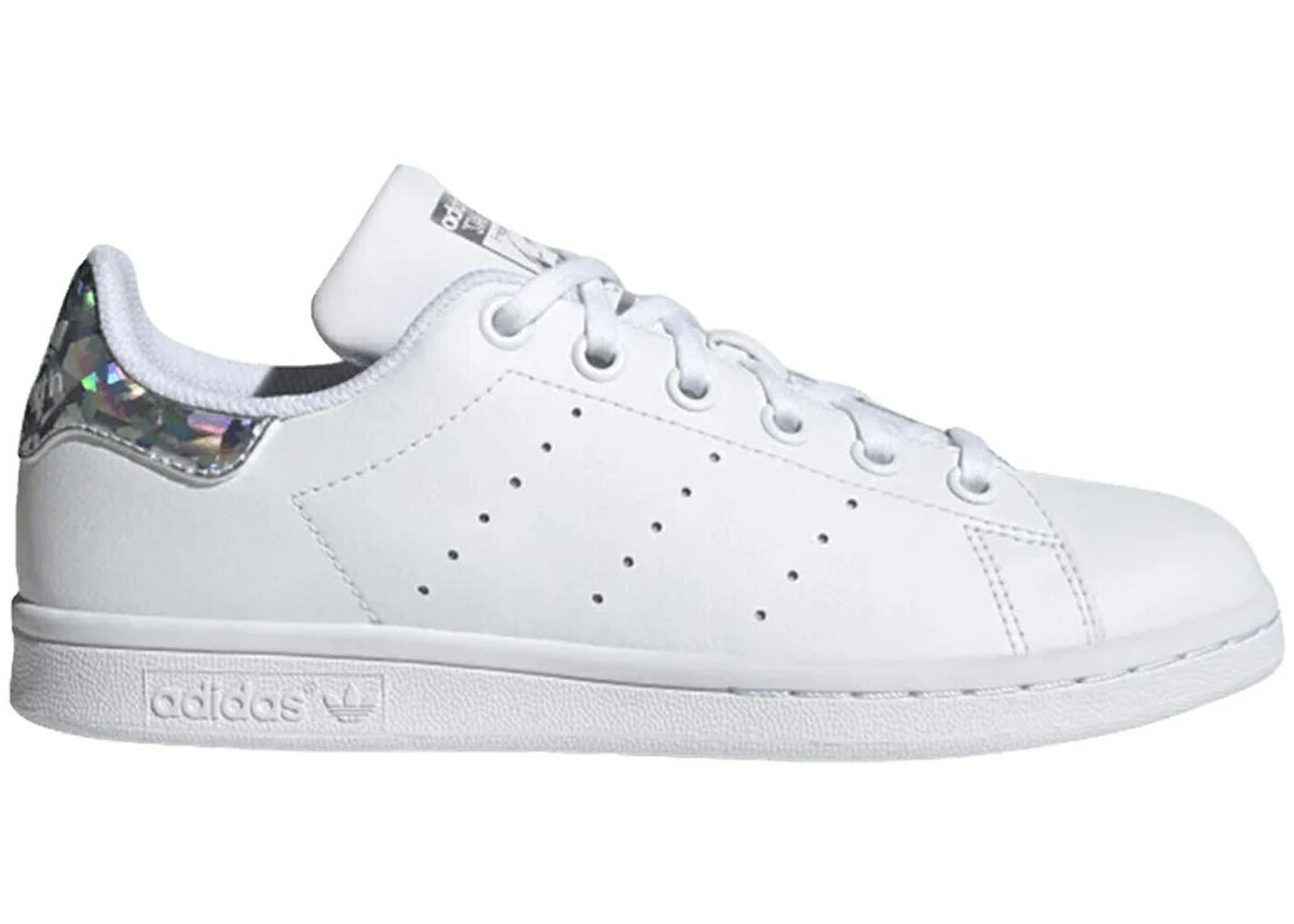 アディダス ヒール 白色 ホワイト コア スタンスミス ジュニア キッズ ADIDAS STAN SMITH SPARKLY HEEL WHITE (YOUTH) / CLOUD WHITE CLOUD WHITE CORE ベビー マタニティ スニーカー